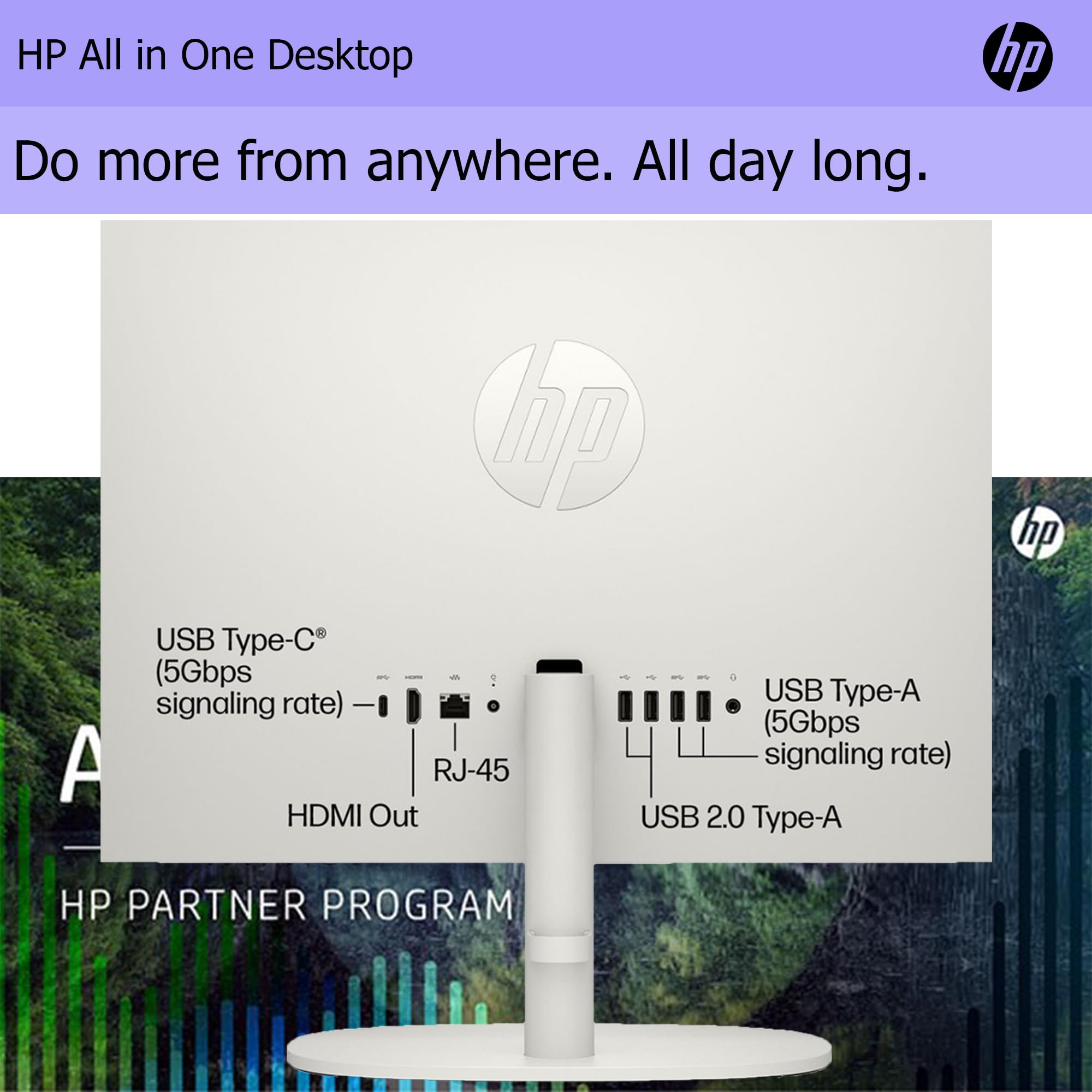 HP All-in-One Desktop Computer - 22