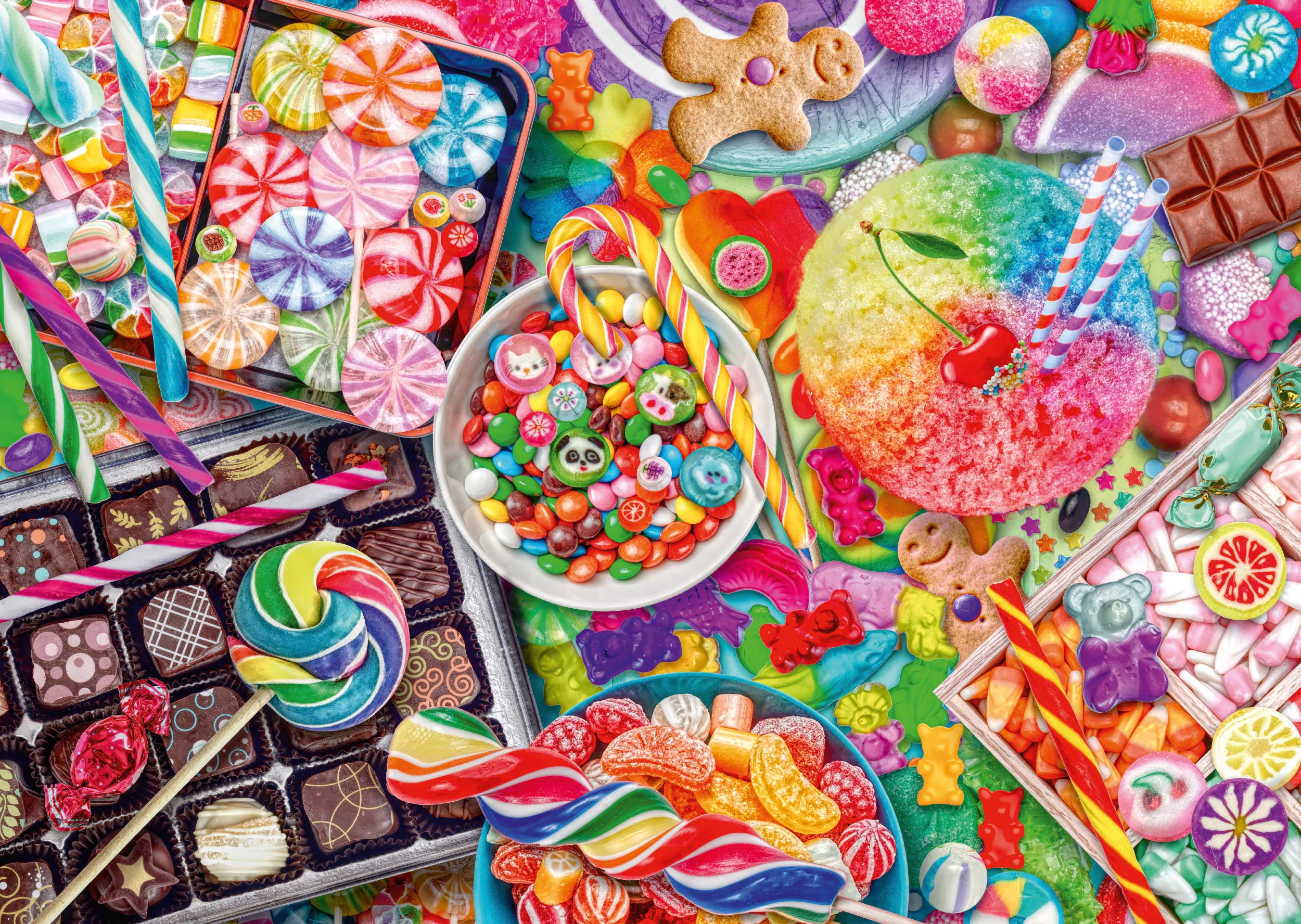 Schmidt Candylicious 1000 Piece Jigsaw Puzzle for Adults & Teens Ages 12+ | Challenging Single Player Puzzle Game | Perfect for Family Game Night & Relaxation