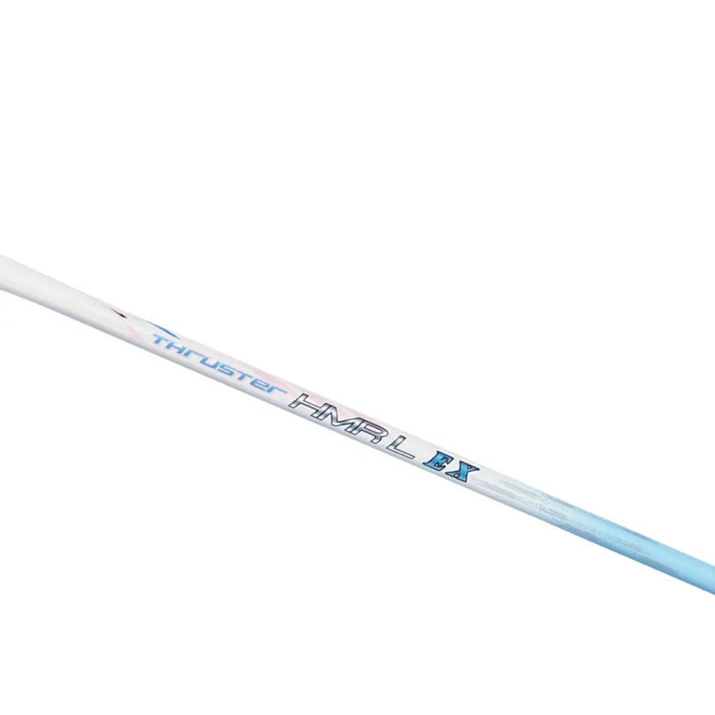Victor Thruster TK Hammer Light EX Badminton Racket (Pre-Strung) - Professional Carbon Fiber Badminton Racket for Smash & Speed - Perfect for Tournaments & Training Sessions