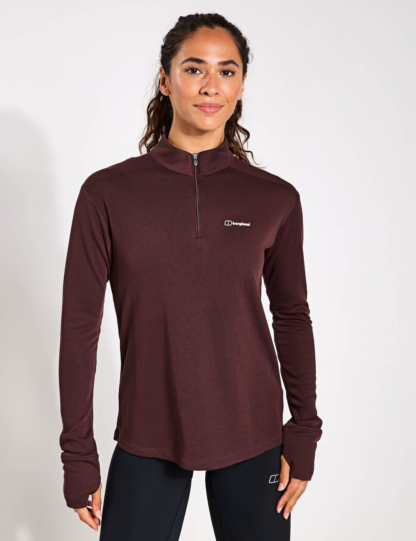 Ivyhill Half Zip Sweatshirt for Men & Women | Cedar Brown Color | Cozy Fleece Pullover for Outdoor Activities & Casual Wear