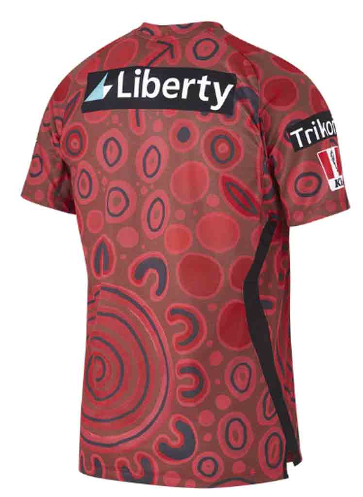 Melbourne Renegades BBL13 Indigenous Jersey for Men & Women - Authentic Cricket Apparel for Big Bash League Fans - Perfect for Games, Collecting & Aussie Sports Events