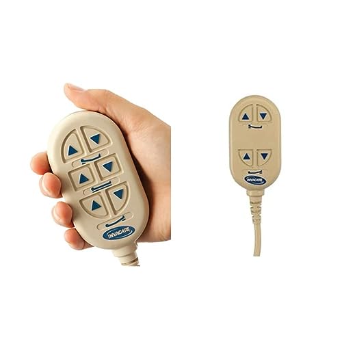 Invacare 1115290 Hospital Bed Controller - Replacement Handheld Pendant Remote for Electric Beds & 5310IVC Semi-Electric Homecare Bed | Durable Medical Equipment for Home Healthcare & Patient Care Facilities