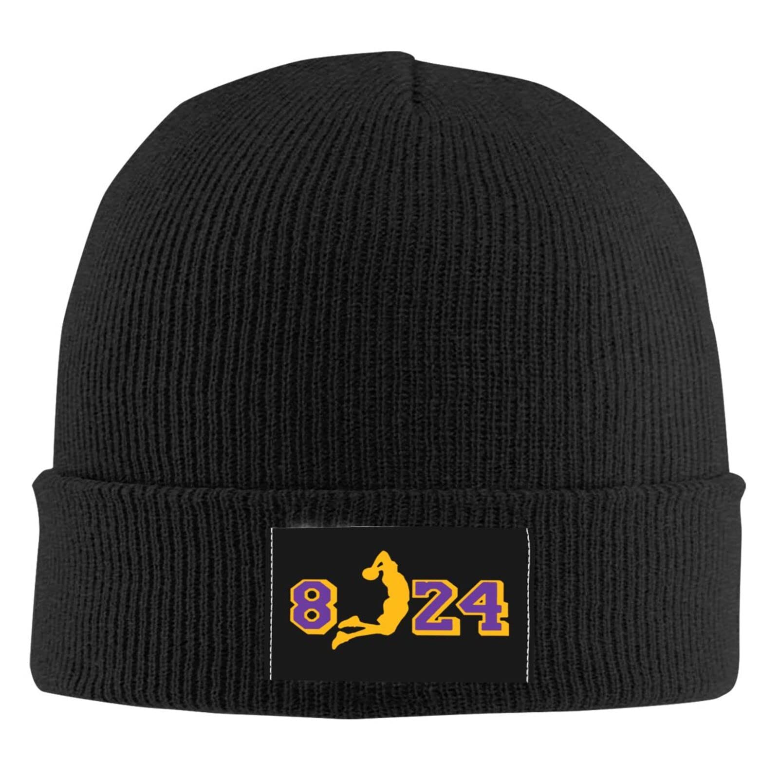 Stylish Mamba Ko-Be Basketball Knit Beanie for Women & Men - Warm Winter Skull Cap for Skiing, Sports & Outdoor Activities