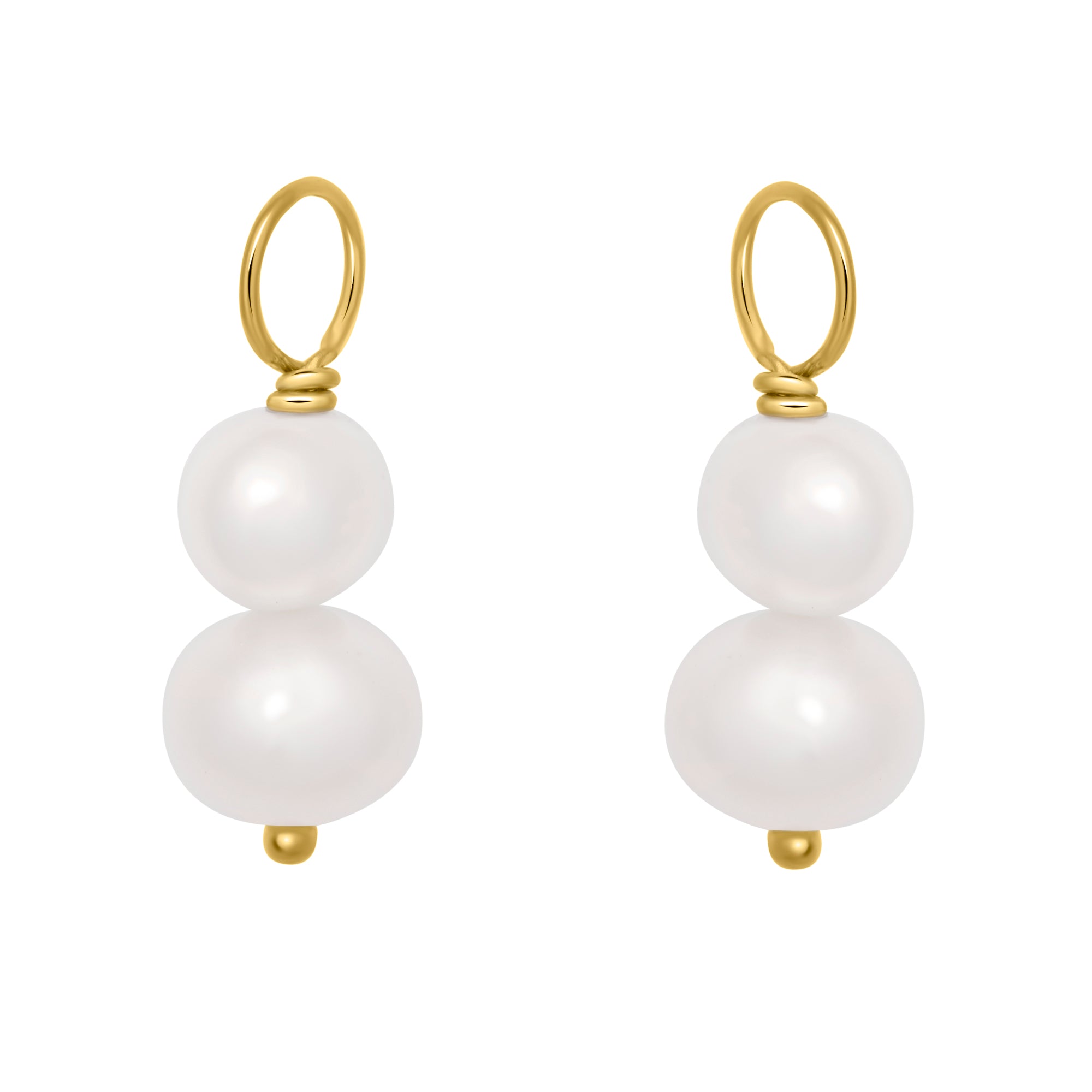 Unity Pearl Charm Gold Pendant Necklace - Elegant Jewelry for Women, Perfect for Weddings, Parties & Special Occasions