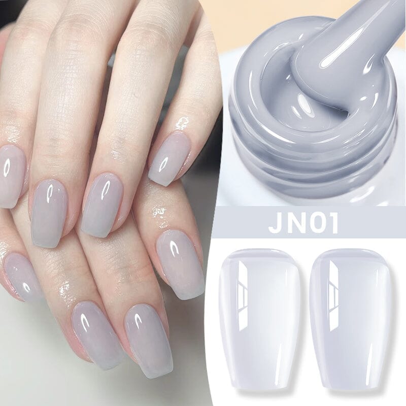 Nude Jelly Gel - 10ml Transparent Nail Polish for Natural & Glossy Manicure - Perfect for Everyday Wear & Special Occasions
