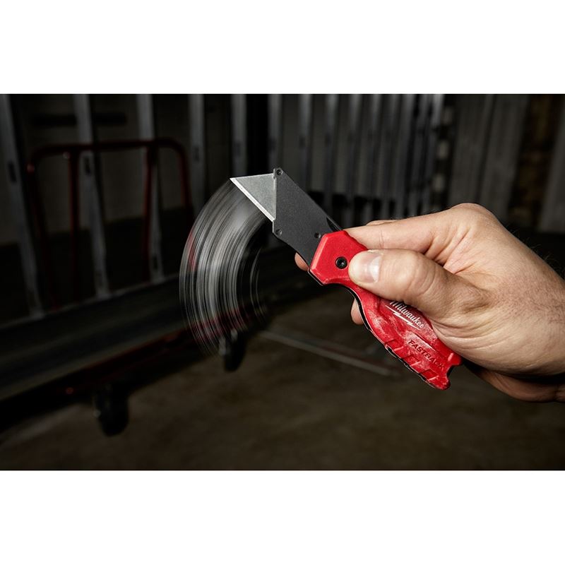 Fastback Compact Folding Utility Knife - 48-22-1500 | Heavy Duty Retractable Blade for DIY, Construction & Crafting | Portable Pocket Knife for Home, Office & Outdoor Use