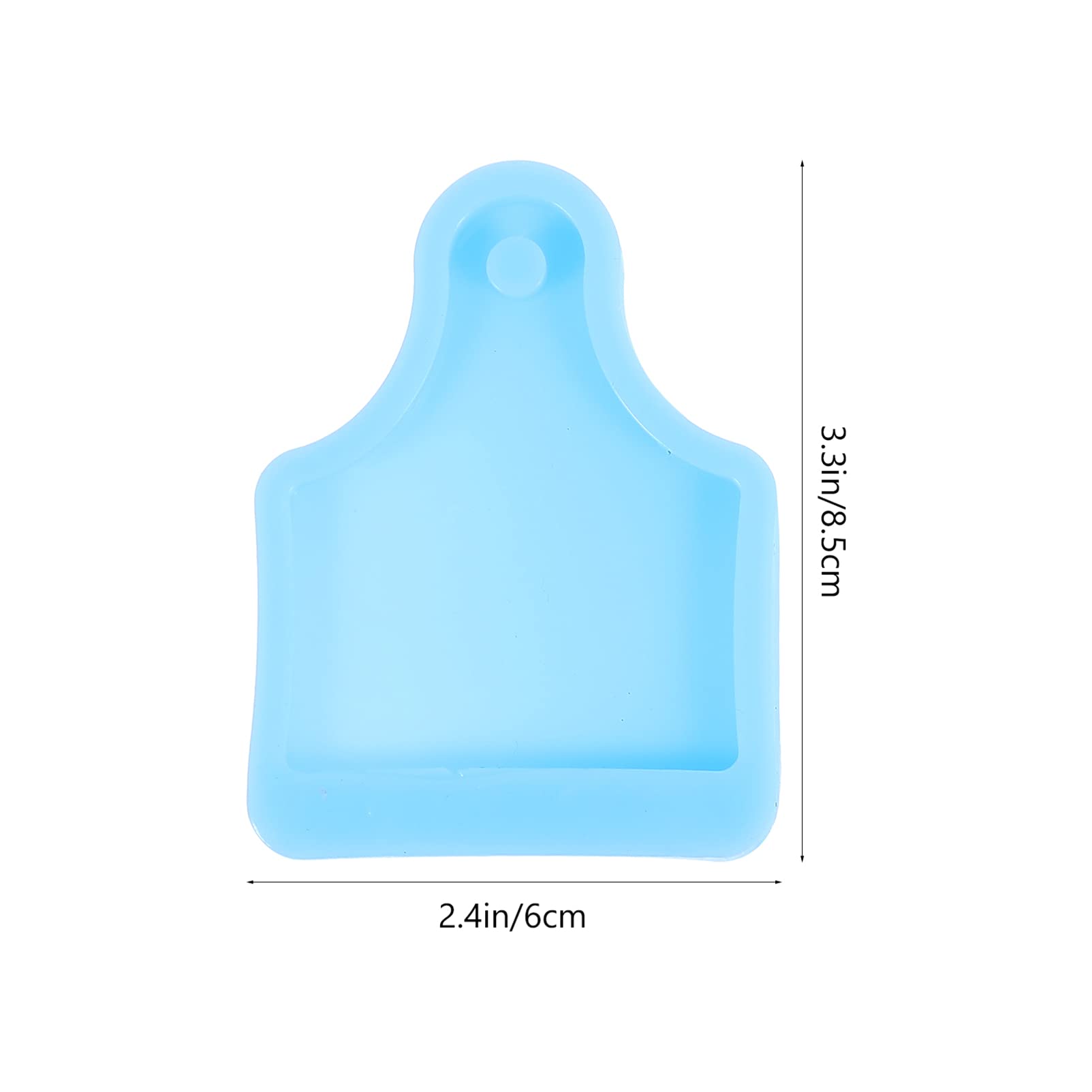 Hemoton 2-Pack Silicone Keychain Molds for DIY Crafting - Pendant & Keychain Making Kit - Reusable Handmade Jewelry Molds for Resin, Epoxy, Polymer Clay - Perfect for DIY Gifts, Party Favors & Craft Projects