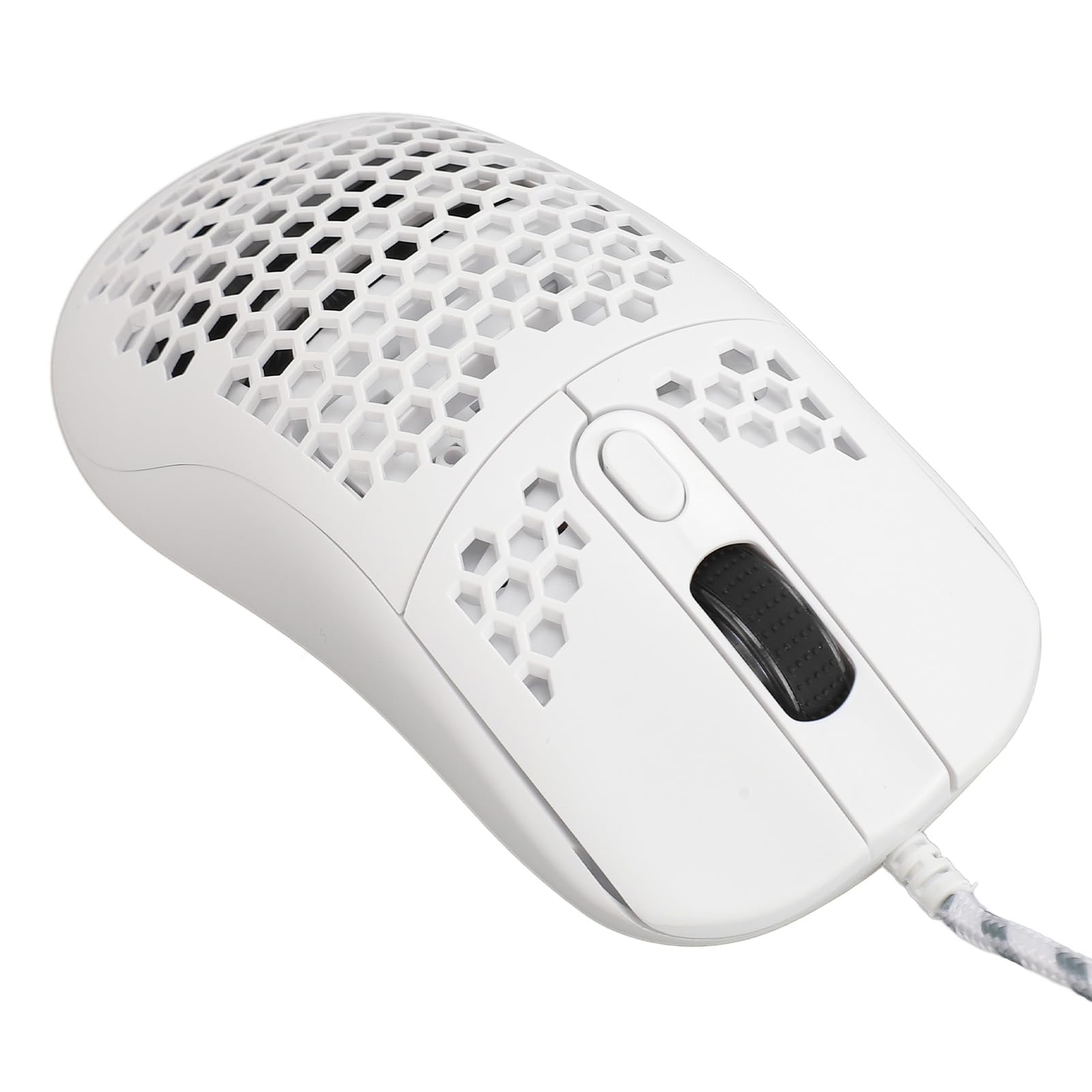 Zunate 8000 DPI Wired Gaming Mouse with RGB Backlight - 6 Programmable Buttons & Macro Editing for PC, Laptop - Perfect for FPS, MOBA Games & Office Work (White)