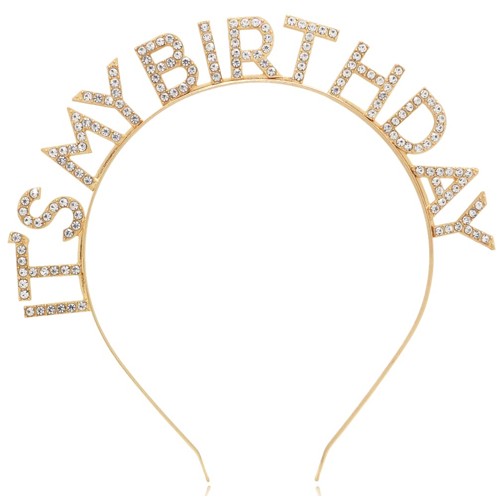 Birthday Crowns for Women - Sparkling Birthday Tiara & Headband for Birthday Girl Party Decorations | Perfect for Birthday Parties, Bachelorette, and Special Celebrations