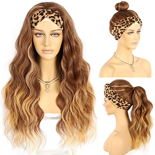 Stylish Synthetic Headband Wig for Women - Comfortable & Fashionable Hair Accessory for Cosplay, Daily Wear & Special Occasions