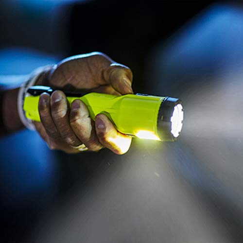 Streamlight 68751 Dualie 3AA 140-Lumen Intrinsically Safe Industrial Flashlight - Spot/Flood Beam, No Batteries, Yellow - Perfect for Hazardous Work Environments, Mining, Oil & Gas, and Emergency Use