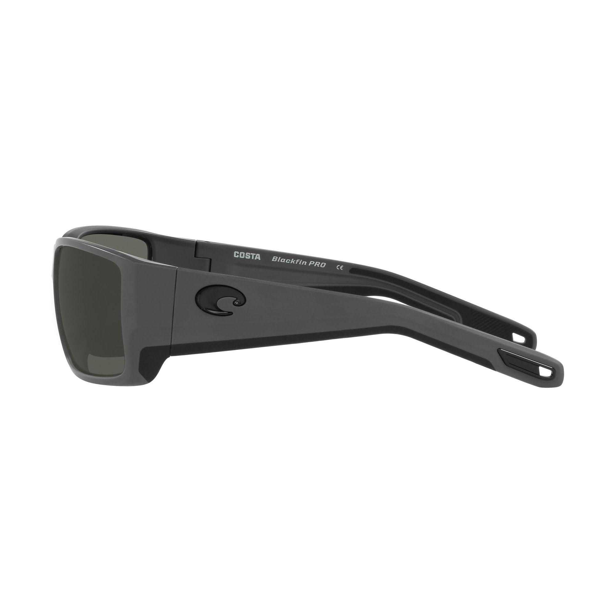 Costa Del Mar Blackfin Pro Rectangular Polarized Sunglasses for Men - UV Protection, Durable Frame - Perfect for Fishing, Boating & Outdoor Activities
