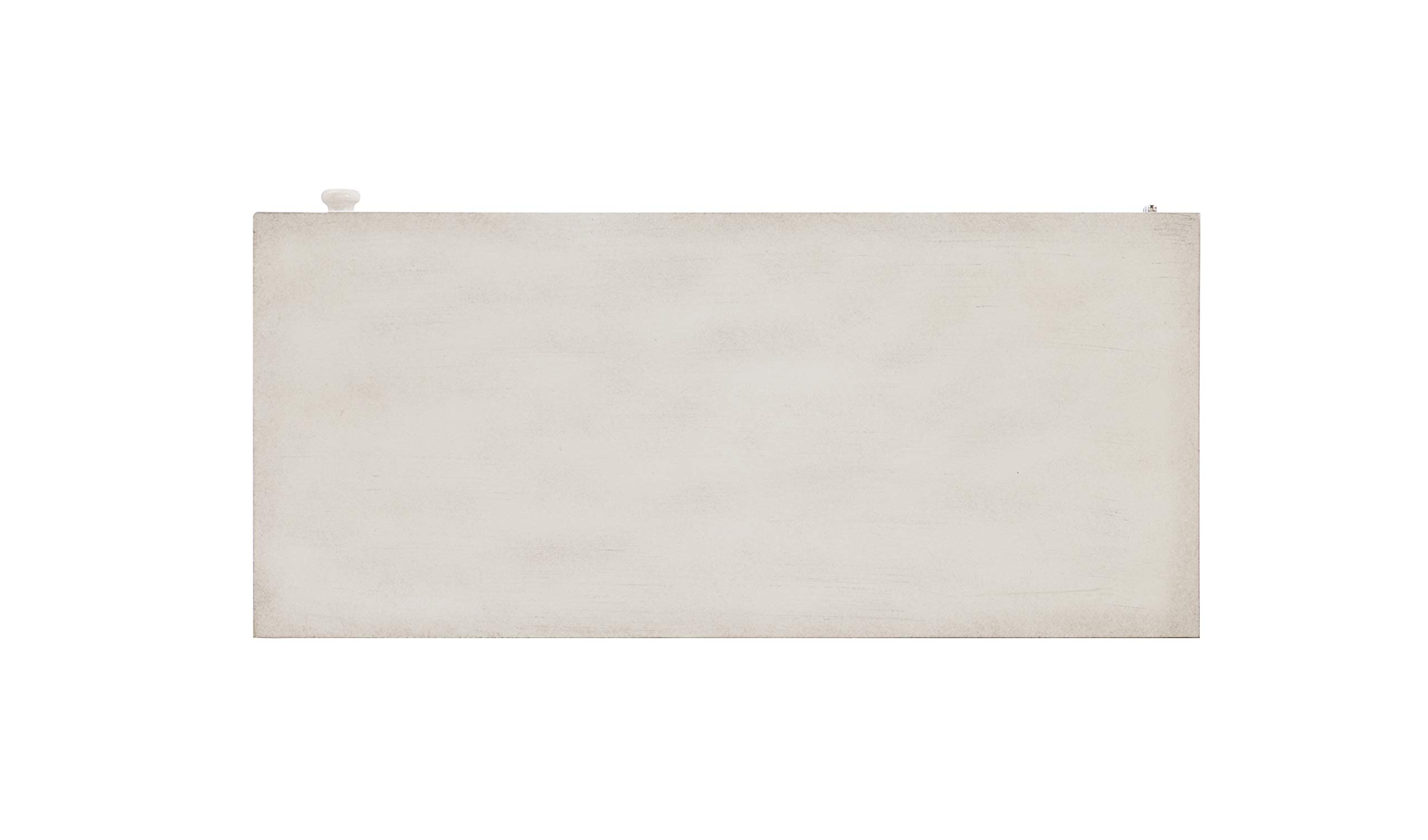 Powell Furniture Grace Antique White Cabinet - Elegant Storage Solution for Living Room, Bedroom & Home Office