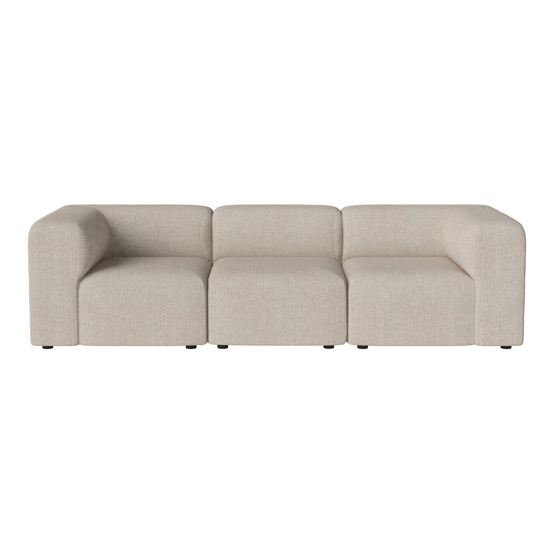 Modern Angle 3-Seater Sofa - Comfortable L-Shaped Sectional Couch for Living Room, Lounge & Small Spaces - Perfect for Apartments, Dorms and Cozy Home Decor