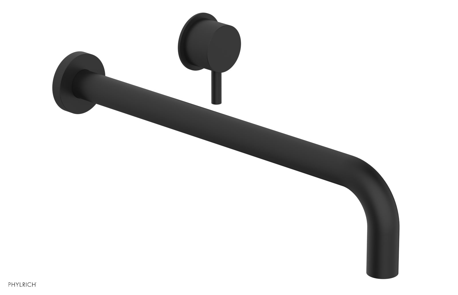 Basic II 14 Single Handle Wall Mount Lavatory Faucet Set with Lever Handle - 230 15 14 - Perfect for Bathroom Sink, Powder Room, and Guest Bath Installation