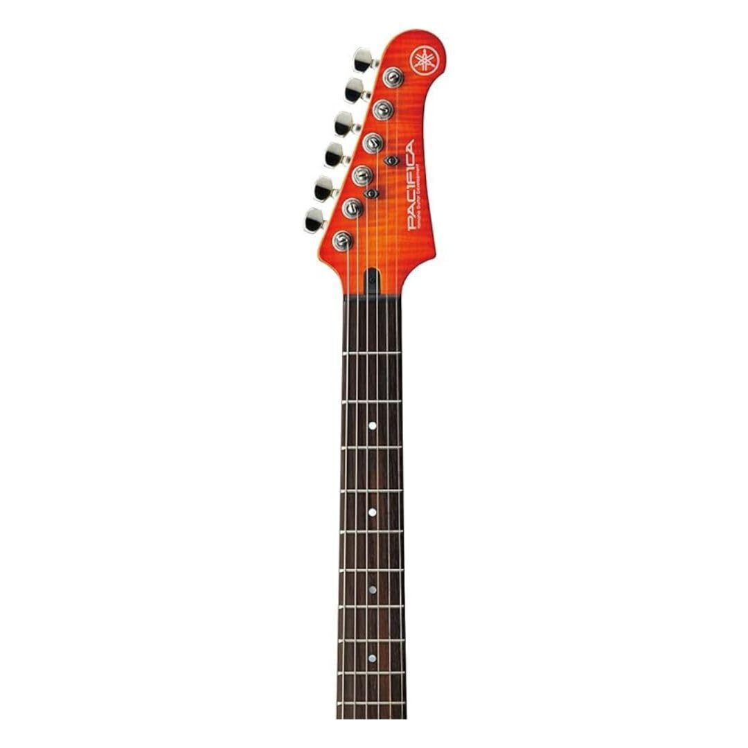 Yamaha Pacifica PAC611HFM LAB Solid-Body Electric Guitar - Light Amber Burst | Professional Electric Guitar for Rock, Blues & Studio Recording