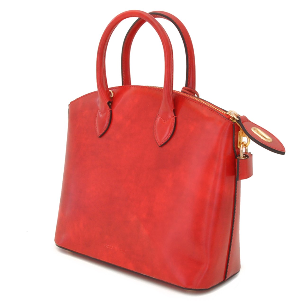 Pratesi Genuine Cow Leather Women's Handbag - Versilia Small Radica Coffee Crossbody Bag, Made in Italy | Perfect for Work, Travel & Everyday Use