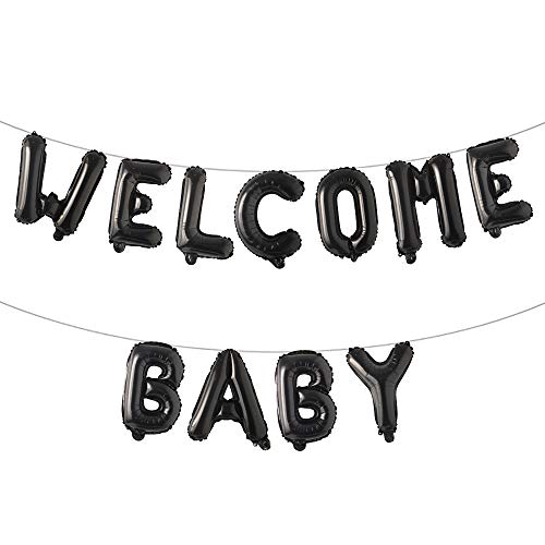 Welcome Baby Black