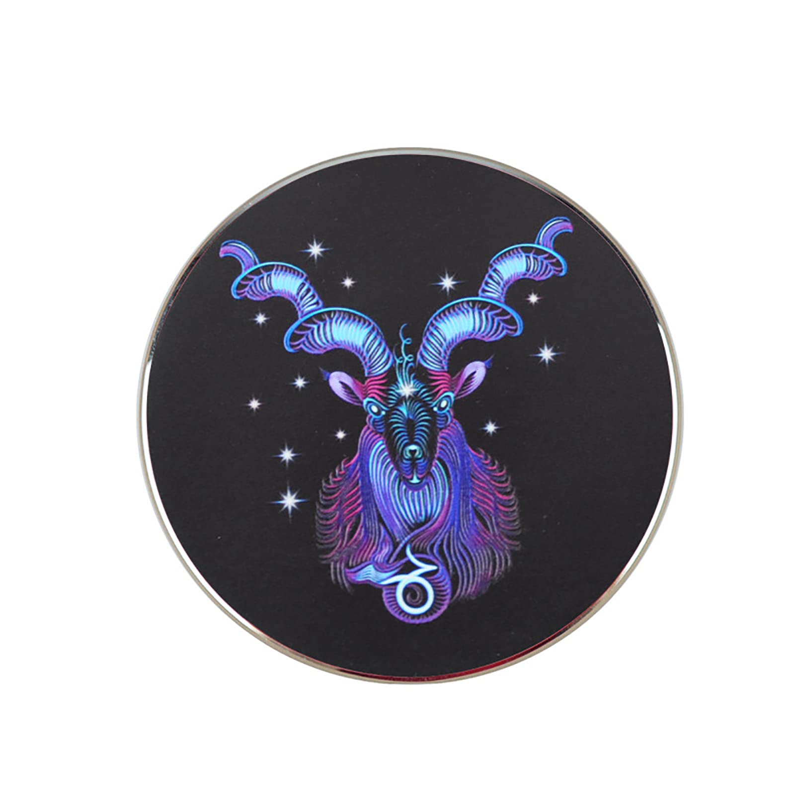 15W Constellation Wireless Charger - Qi-Certified Fast Charging Pad with 12 Zodiac Designs for iPhone, Samsung & All Qi-Compatible Phones | Perfect for Bedside, Office Desk & Car Charging