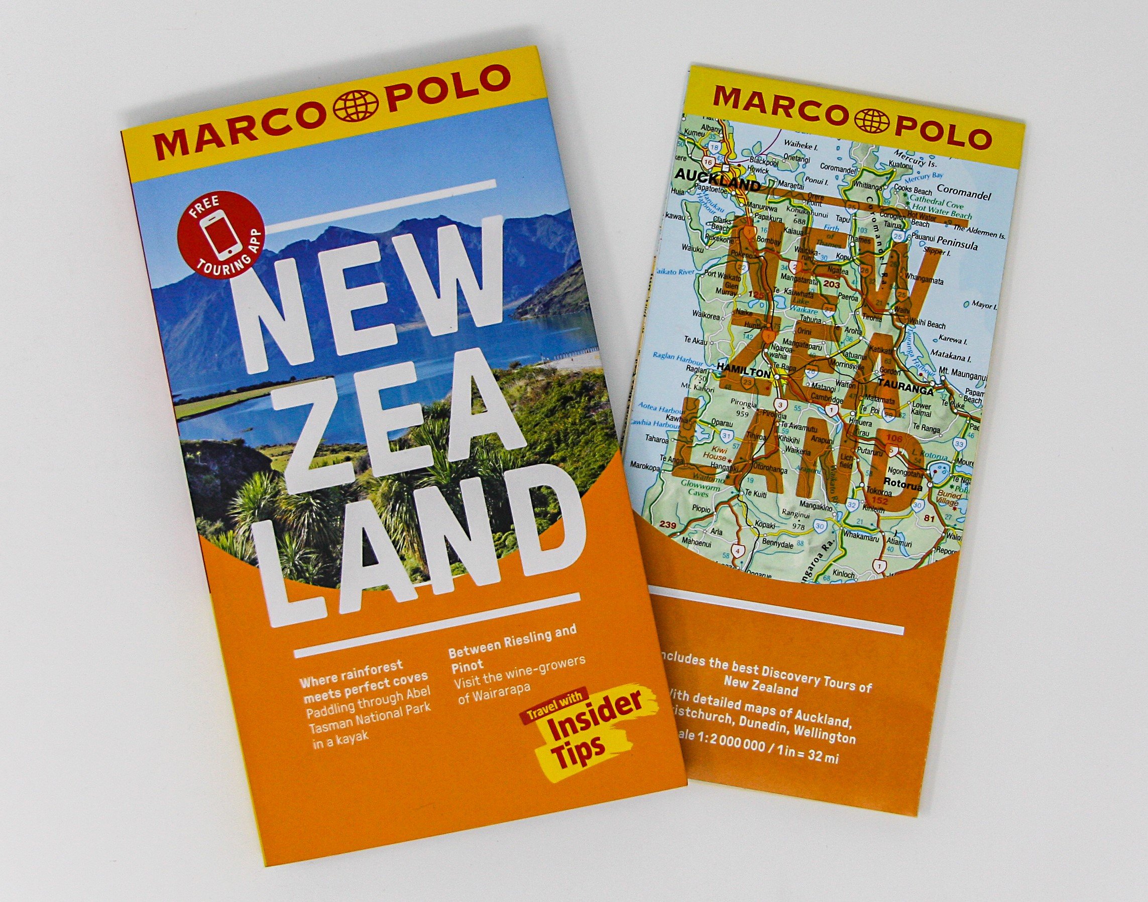 New Zealand Marco Polo Pocket Guide - Compact Travel Guidebook for Exploring NZ | Perfect for Backpacking, Road Trips & Adventure Travel