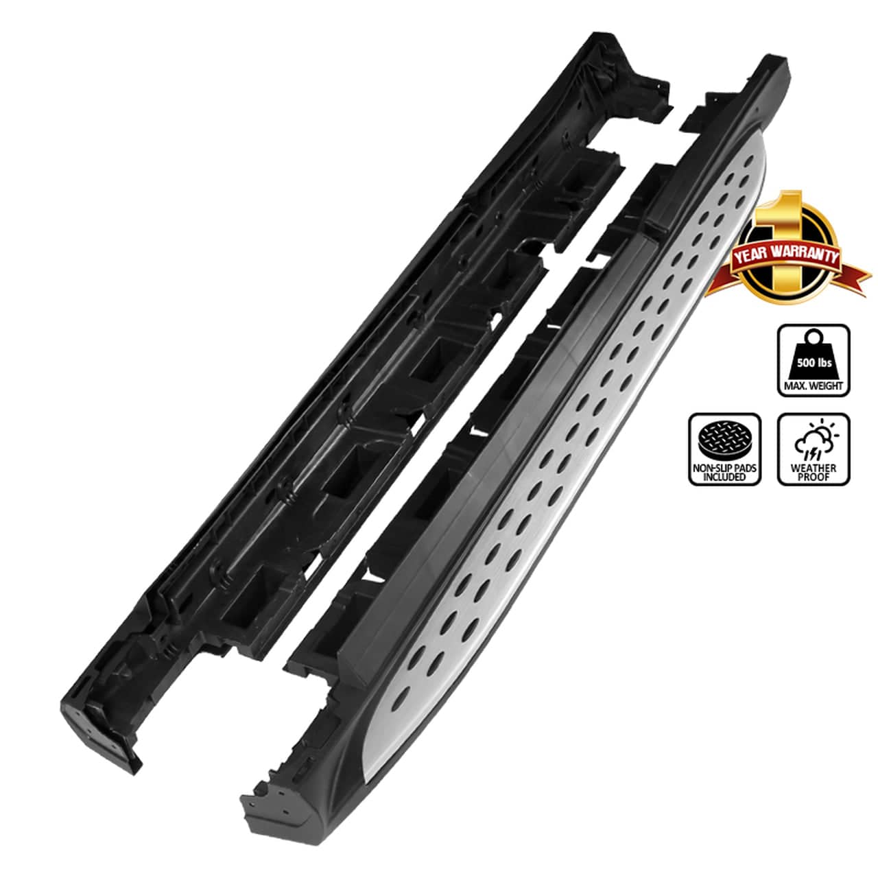 2016-2020 Mercedes Benz C292 GLE Coupe Aluminum Running Boards - Durable Side Steps for Easy Entry & Exit - Perfect for SUVs, Off-Roading & Daily Commute