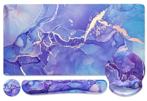 4 Pcs Purple Marble