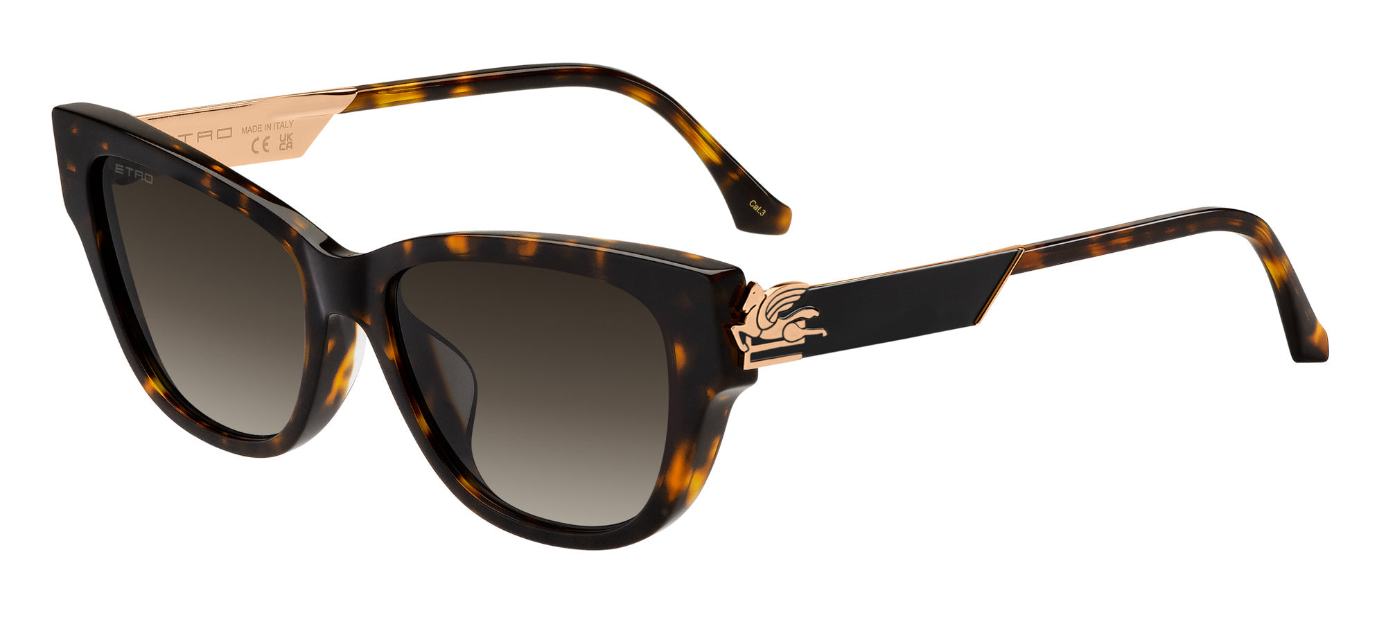 Havana/Black Brown Green Antireflex Gradient