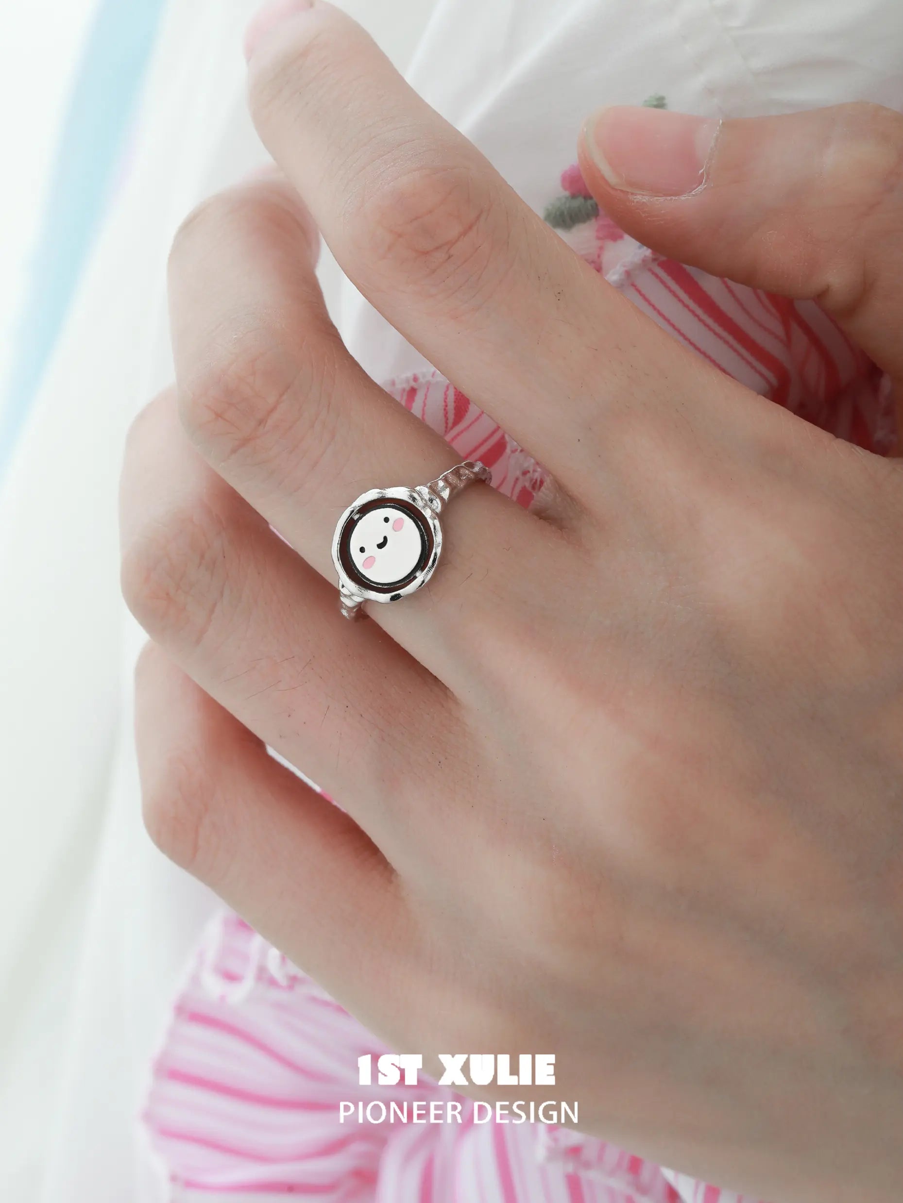 925 Sterling Silver Broken Heart Adjustable Open Ring - Mood Diary™ | Perfect for Gifts, Self-Expression & Emotional Healing Jewelry