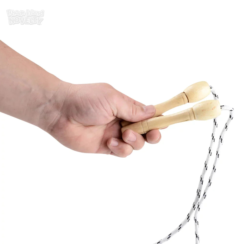 Best 7 Foot Jump Rope with Comfortable Wooden Handles for Adults & Kids - Perfect for Home Workouts, Gym Training, and Outdoor Fitness Exercises