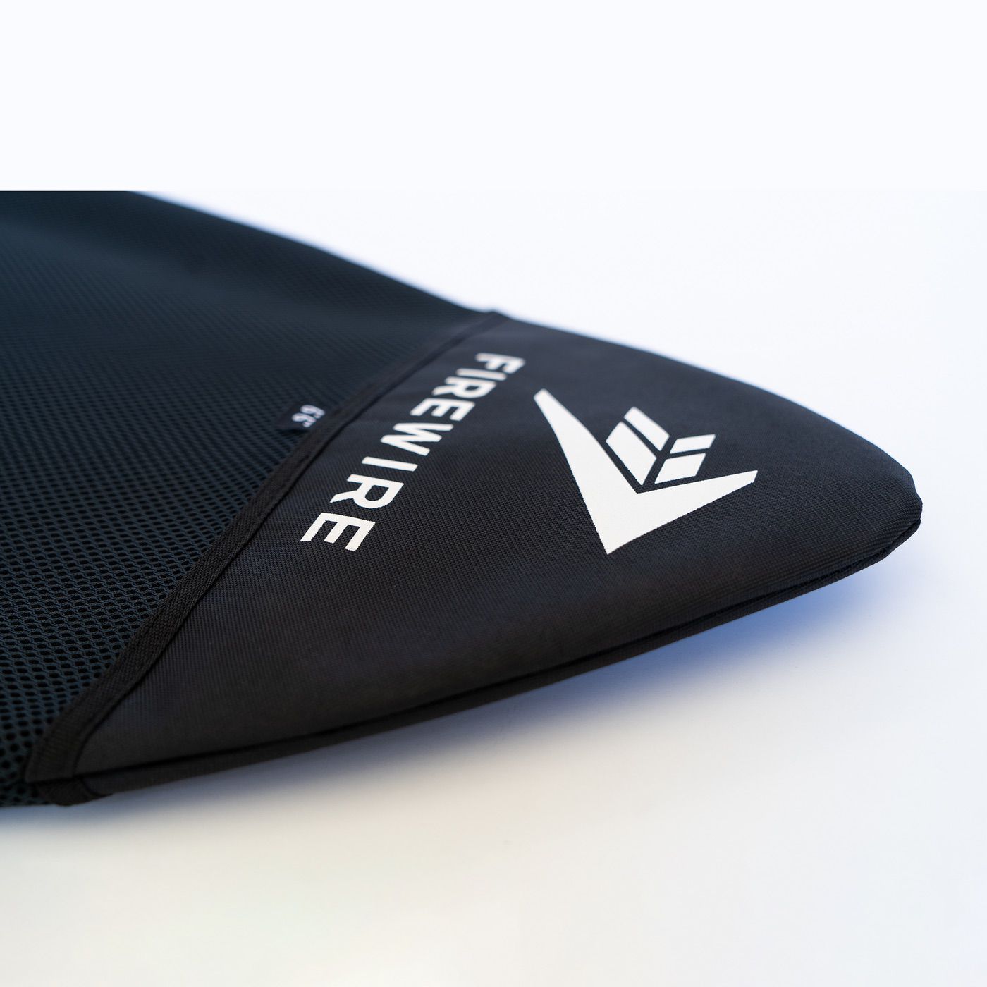Firewire Black Mesh Board Sock for Shortboards - Durable Surfboard Cover for Protection & Storage - Perfect for Travel & Beach Days