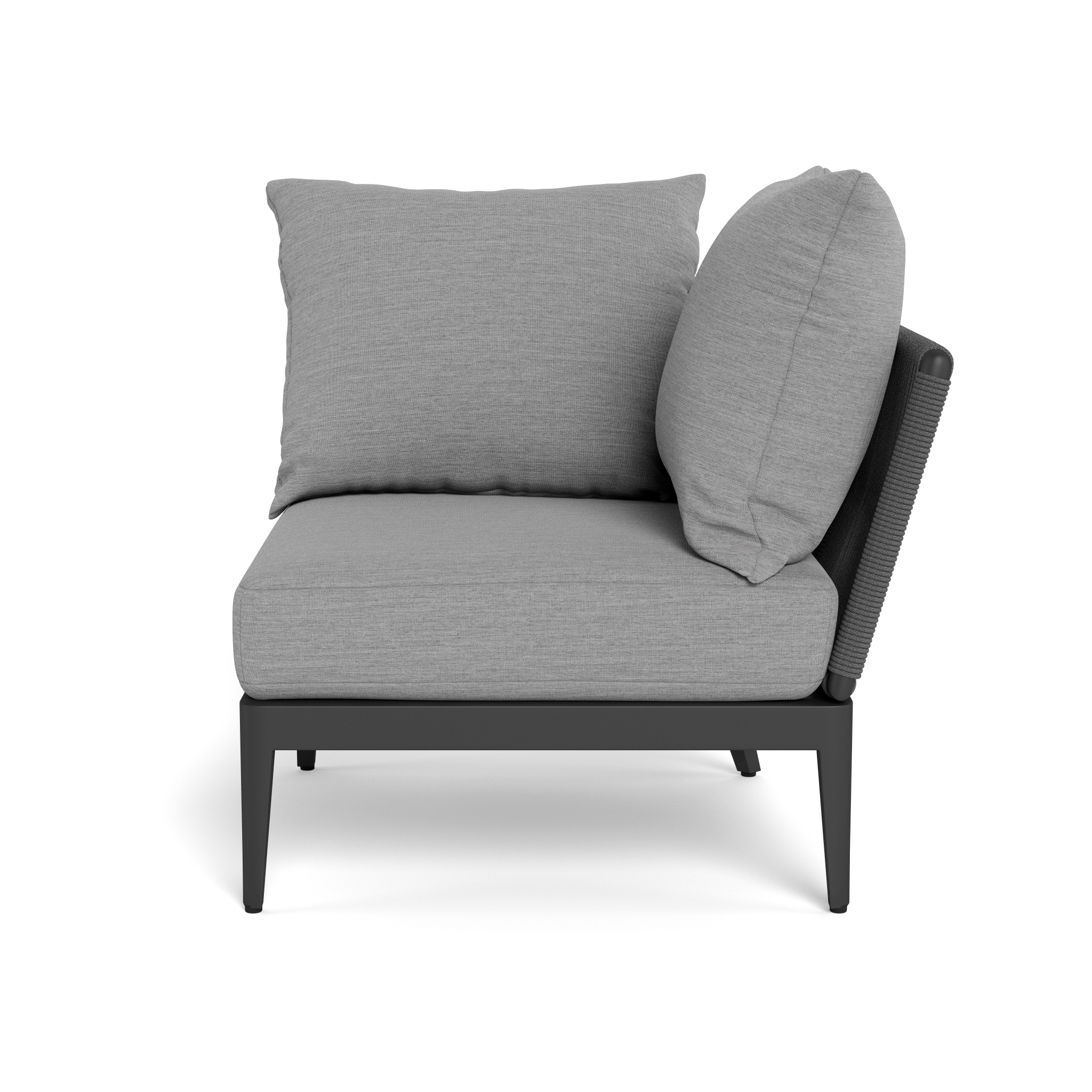 Hamilton Corner Sofa - Modern L-Shaped Sectional Couch with Storage Ottoman, Perfect for Small Spaces & Apartment Living - Living Room, Family Room, Home Theater, Office Lounge