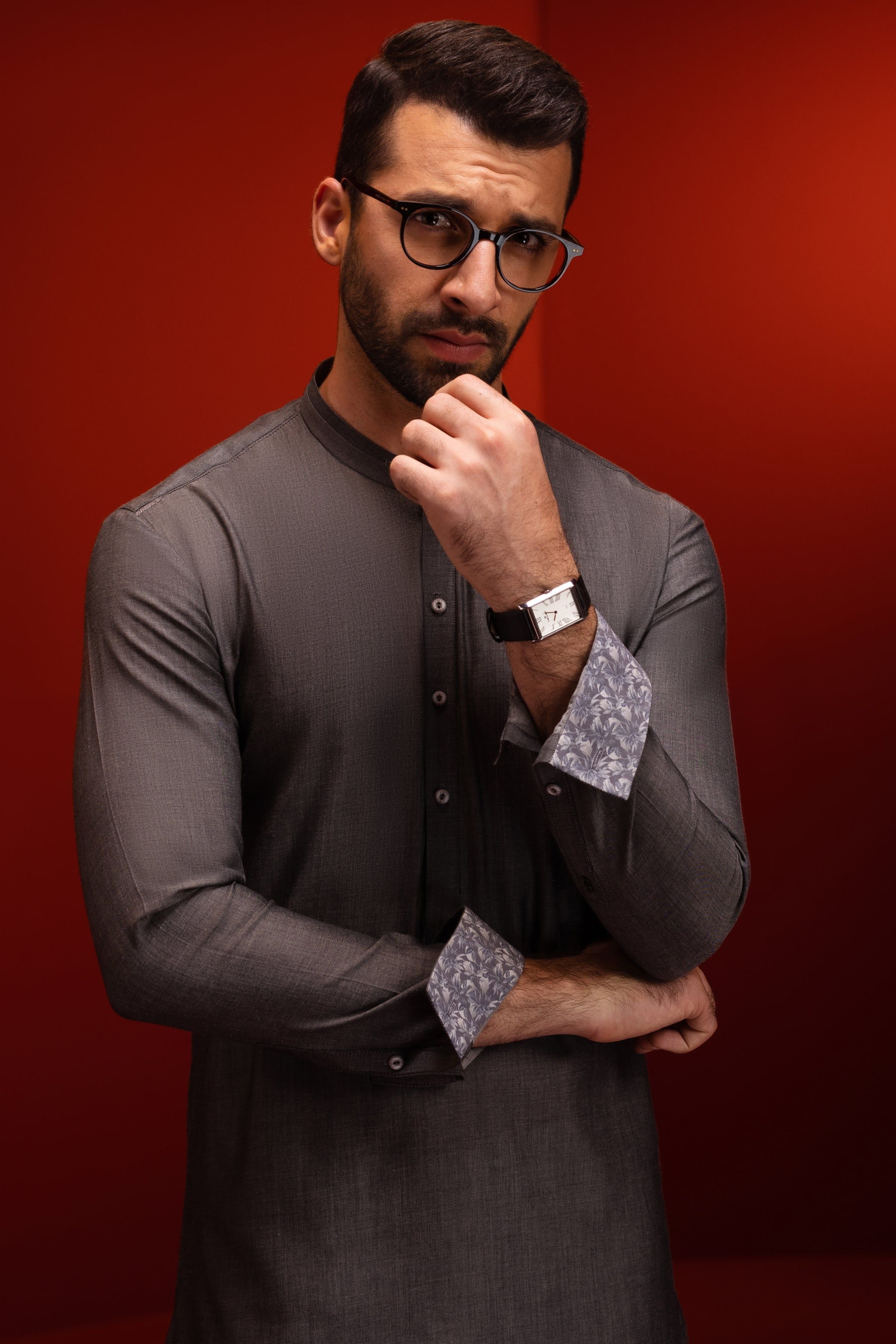 Premium Cotton Grey Kurta Trouser for Men & Women - Comfortable Ethnic Wear for Cast & Crew - Perfect for Festivals, Weddings & Cultural Events