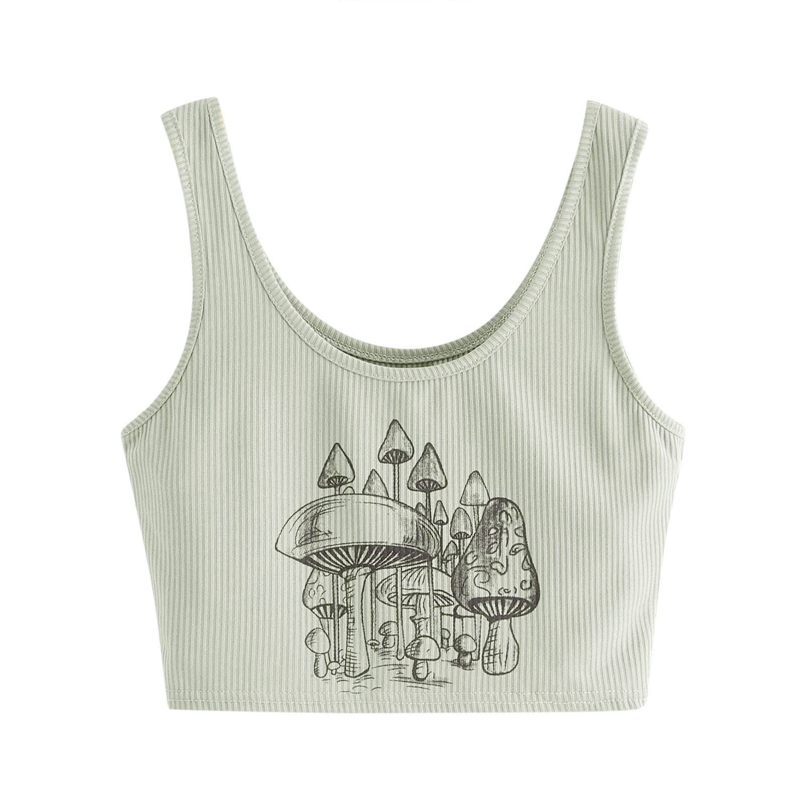 Plus Size Women's Graphic Sleeveless Vest Tops - U Neck Casual Pullover Blouse for Summer, Workout & Everyday Wear