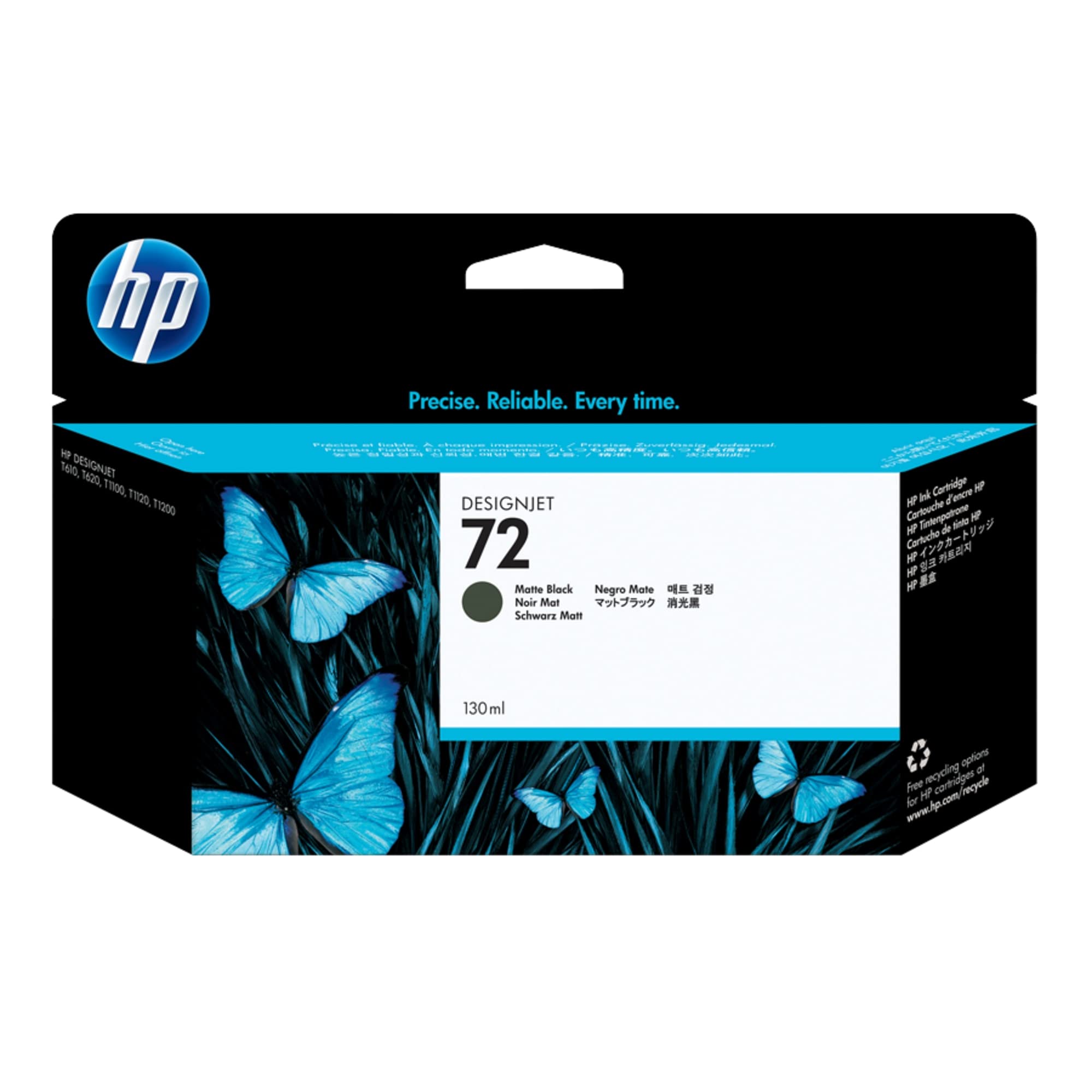 Original HP 72 Ink Cartridge (C9403A) - High-Quality Replacement for HP Printers | Perfect for Home, Office & School Printing Needs
