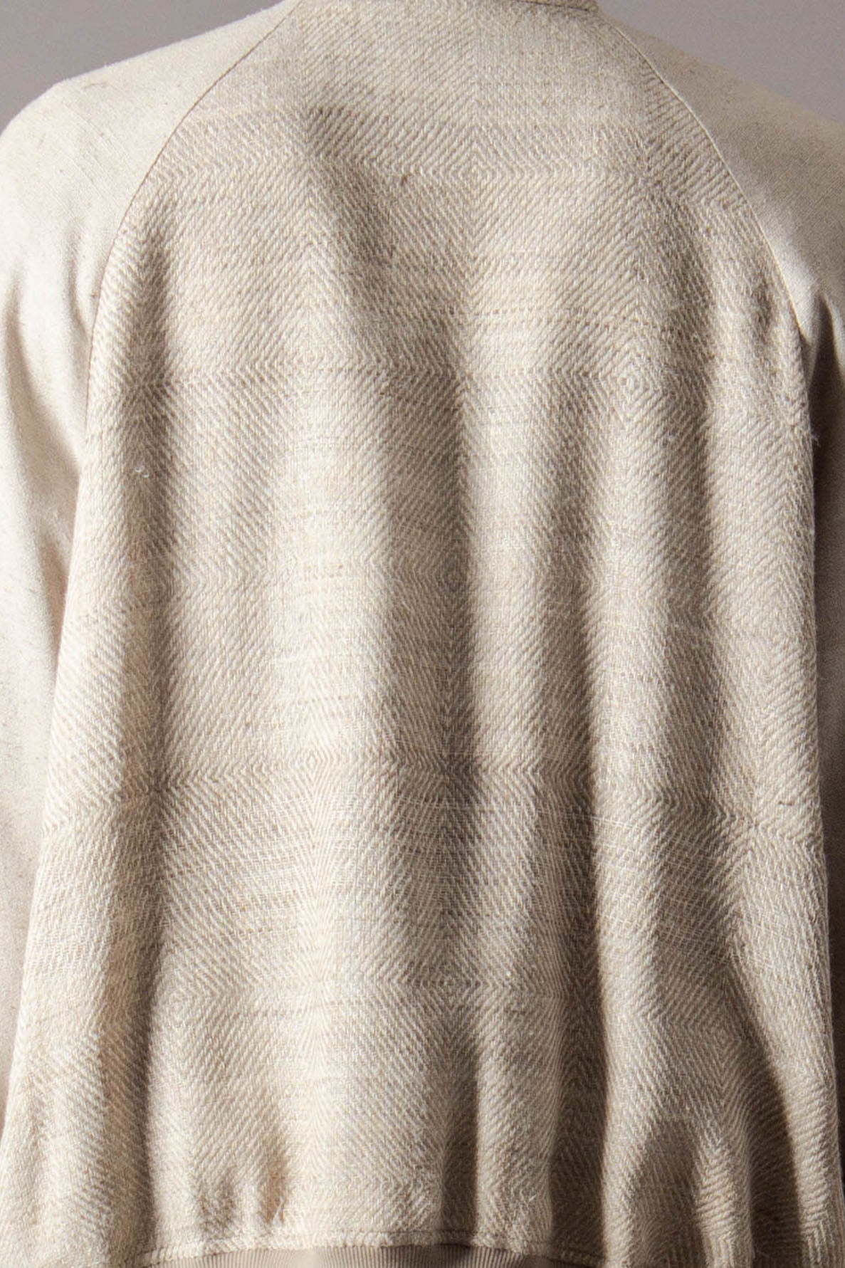 Premium Jaanbaaz Bomber Jacket - Soft Cotton & Eri Silk Blend in Beige & Grey | Stylish Outerwear for Men's Casual & Streetwear Fashion