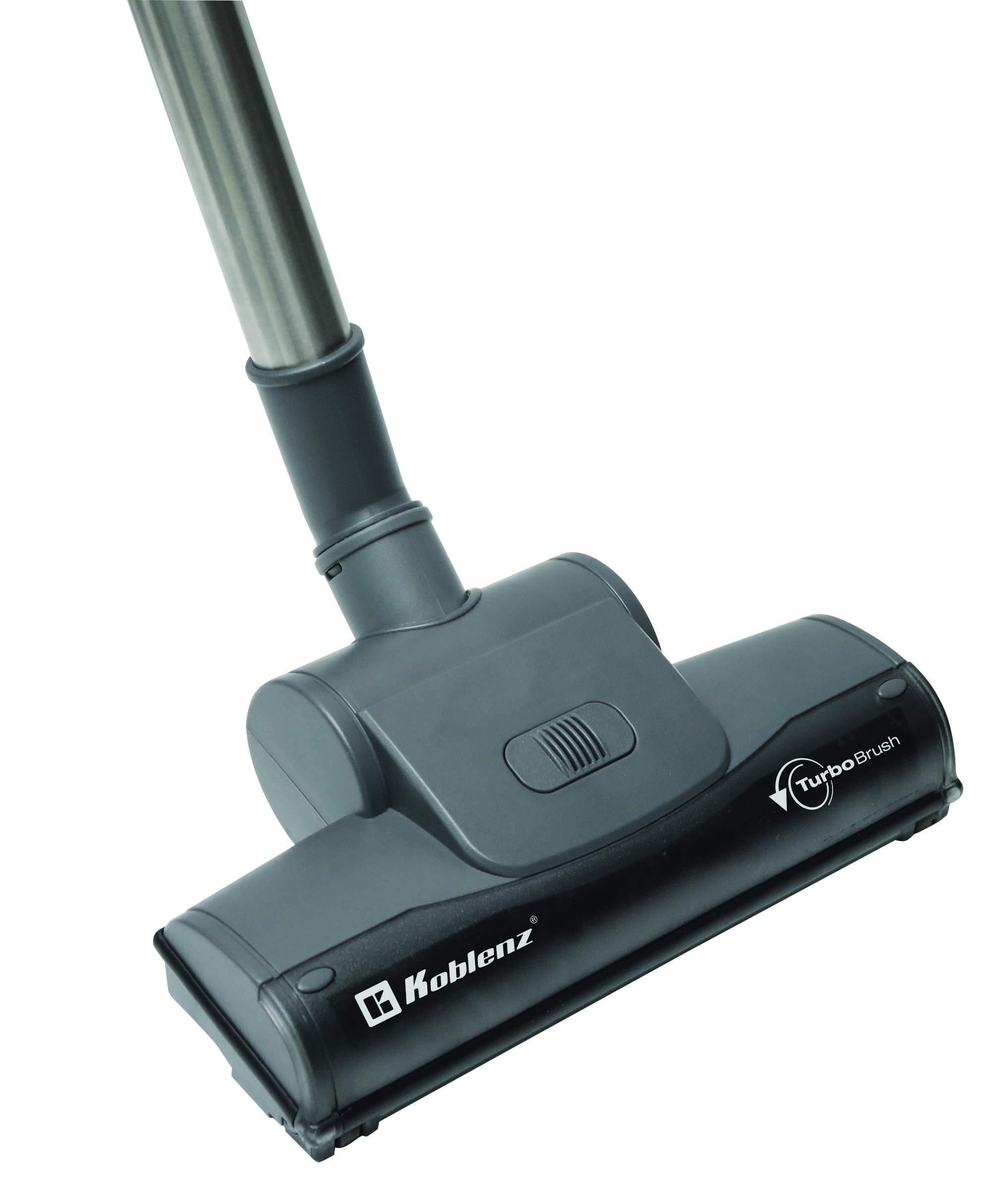 Koblenz PV-1800 Titanium II Bagless Canister Vacuum Cleaner - Powerful 1800W Suction, Lightweight & Quiet, Gold - Perfect for Hardwood Floors, Carpets & Pet Hair Cleaning