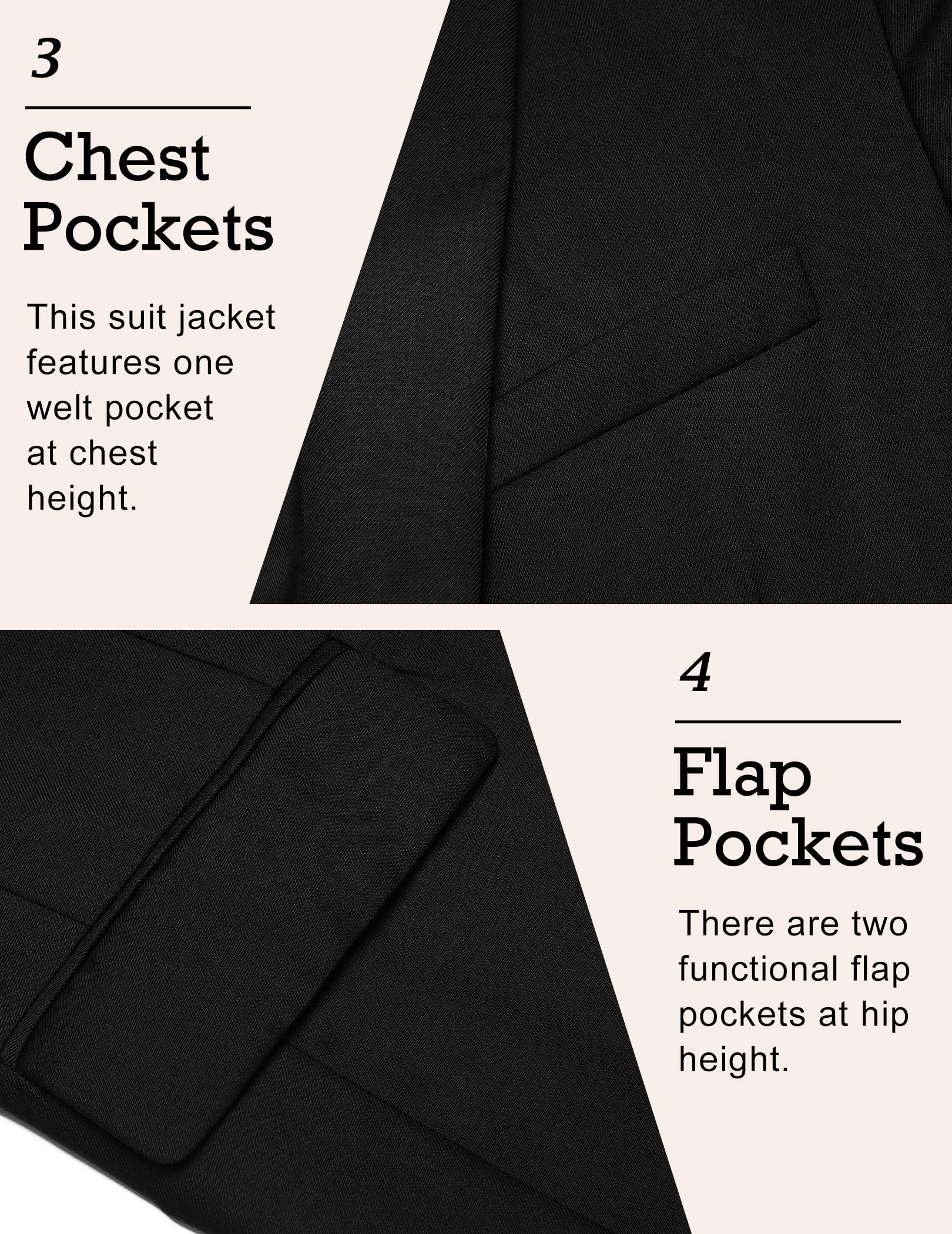 COOFANDY Men's Slim Fit Sport Coat - Casual Blazer with One Button, Business Dress Jacket for Office, Wedding & Formal Events | Lightweight Suit for Work, Parties & Special Occasions