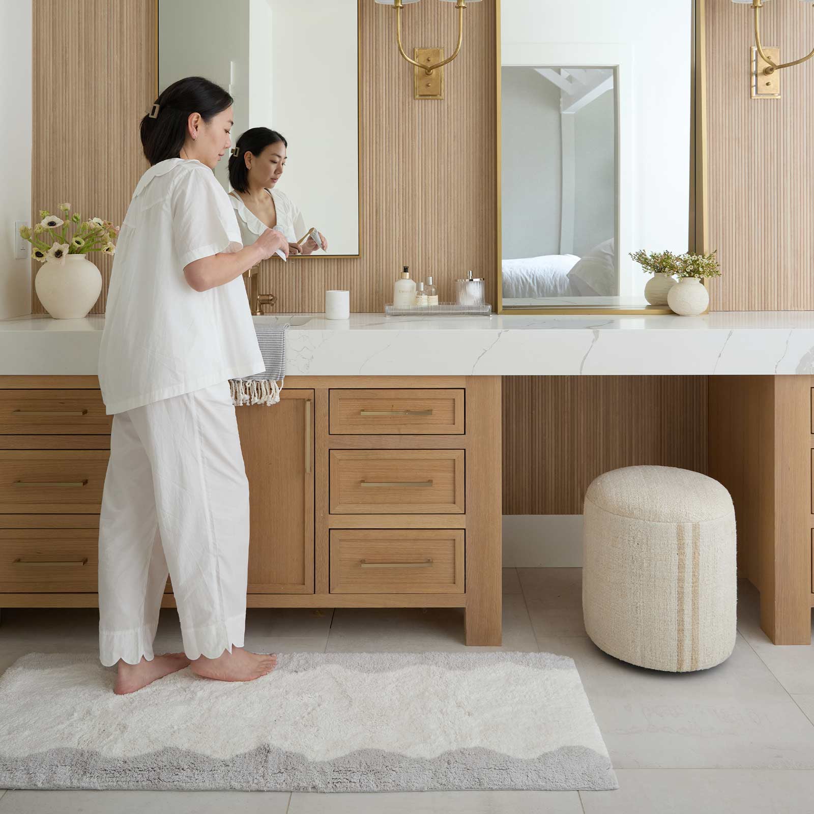 Premium Soft Bath Mat - Harper | Non-Slip, Absorbent & Quick-Dry Bathroom Rug for Safety & Comfort | Perfect for Bathroom, Shower & Vanity Areas