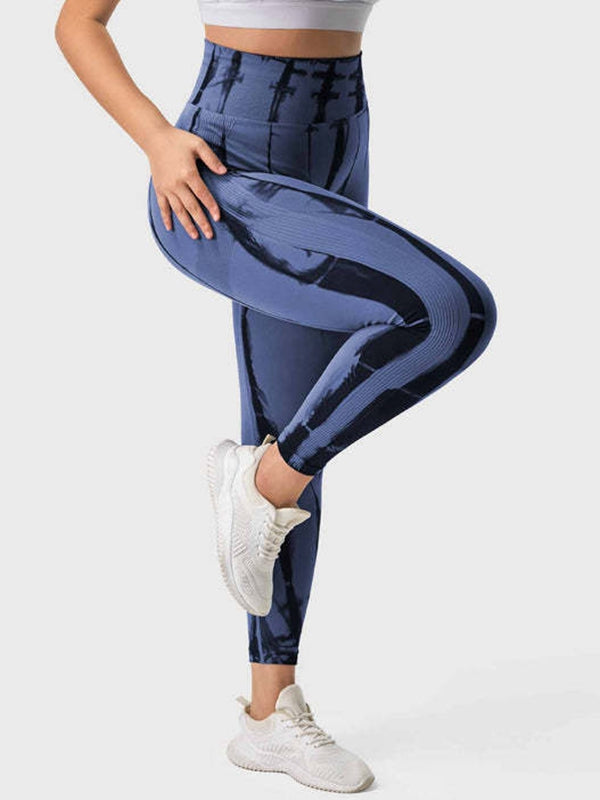 ZASUWA Women's Unique Hot Tie Dye Scrunch Butt Lifting Leggings - High Waisted Yoga Pants for Workout, Running & Gym
