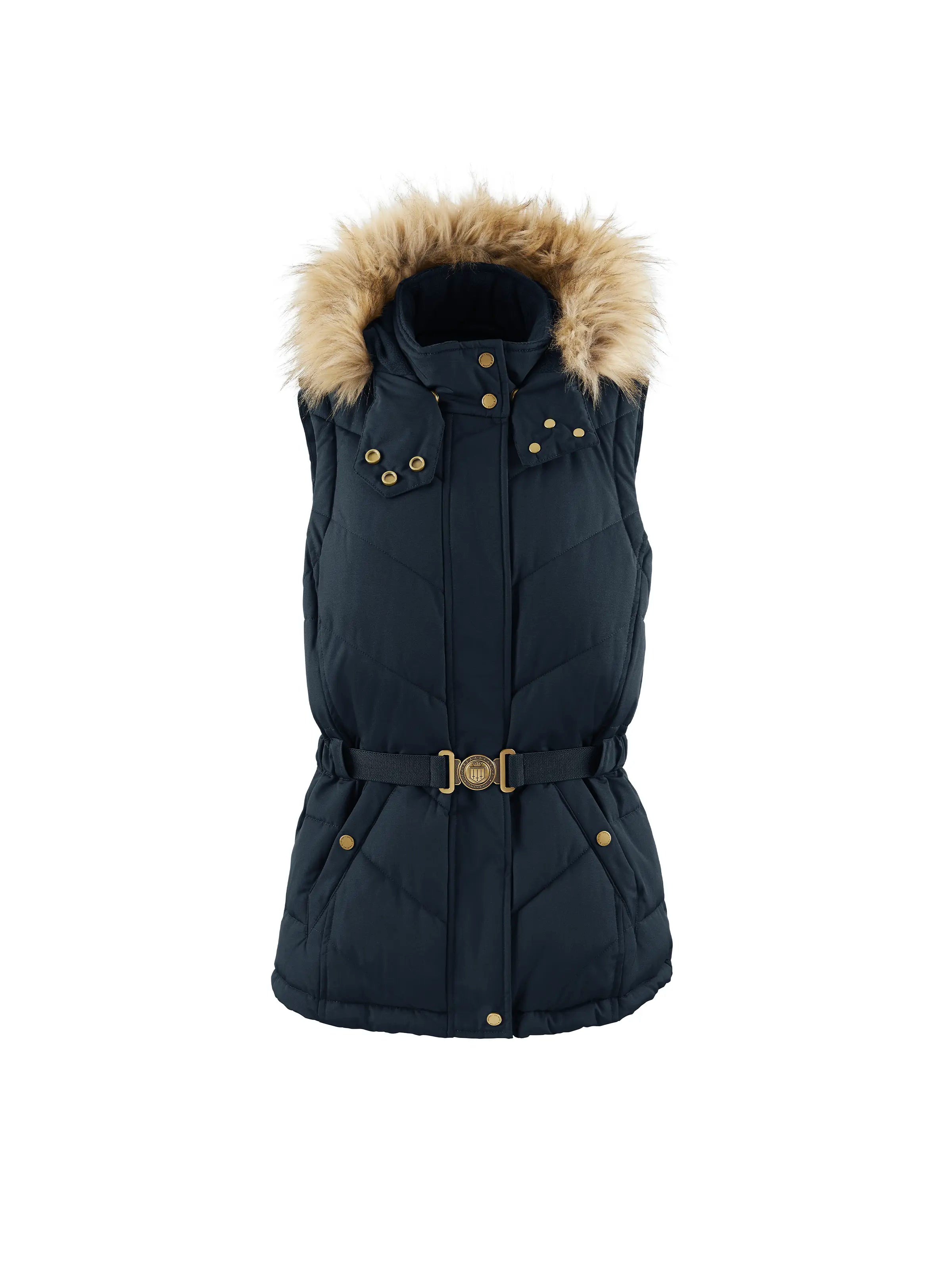Charlotte Gilet Navy - Women's Fashion Vest for Layering & Outdoor Activities | Casual & Work Wear