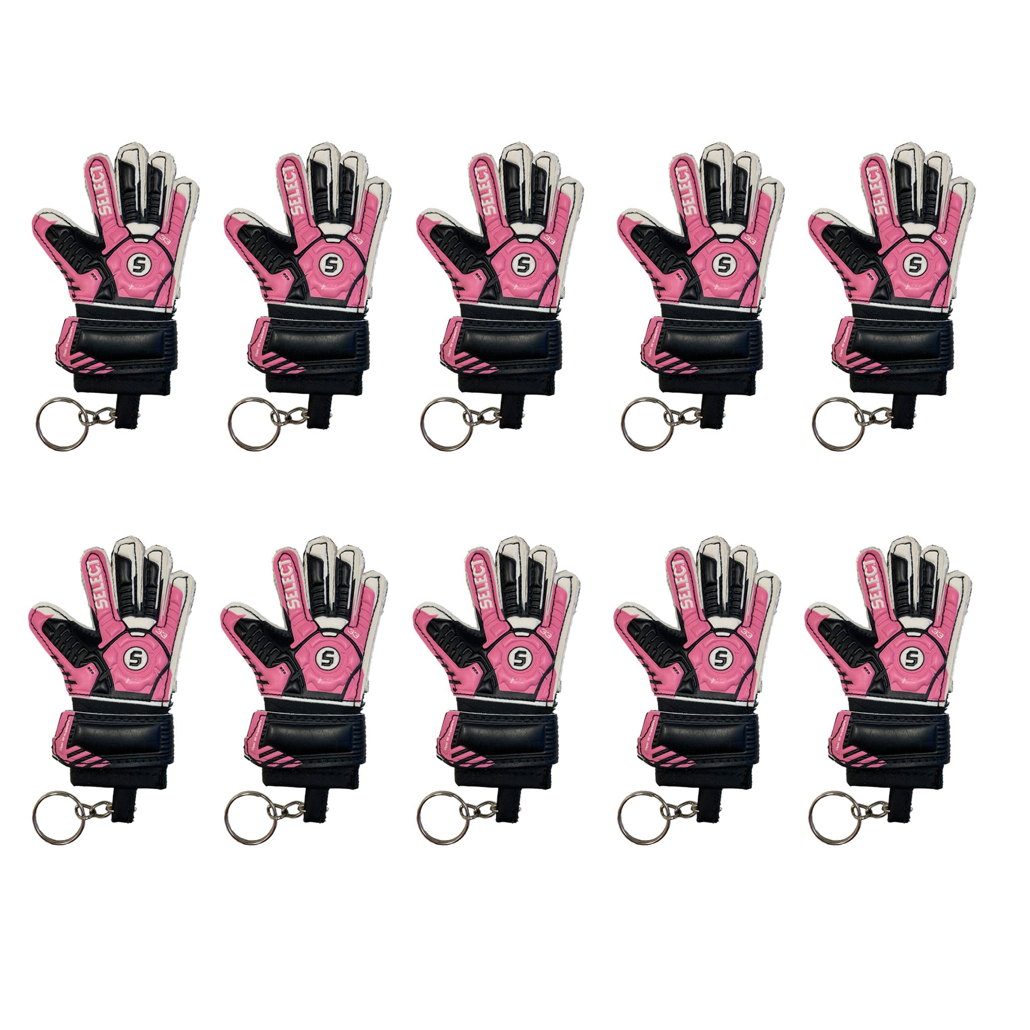 GK Glove Key Ring - 10 Pack | Durable & Convenient Keychain for Gloves | Perfect for Skiing, Hiking, and Outdoor Activities