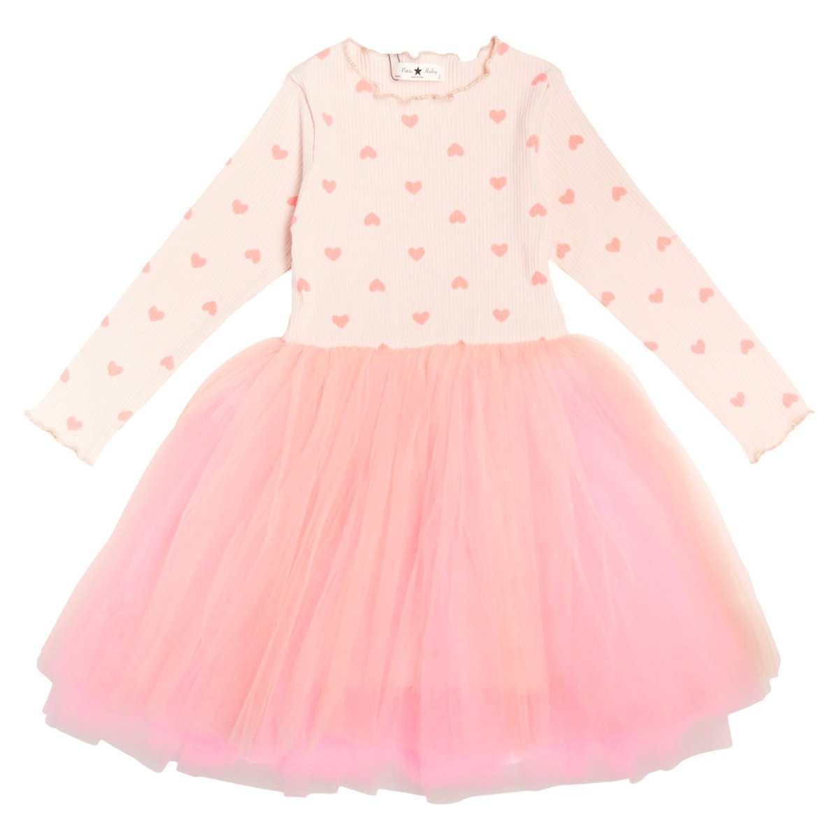 Neon Heart Tutu Dress for Girls - Sparkly Party Outfit, Dance Costume, Birthday Celebration Dress - Perfect for Ballet, Photoshoots & Special Occasions