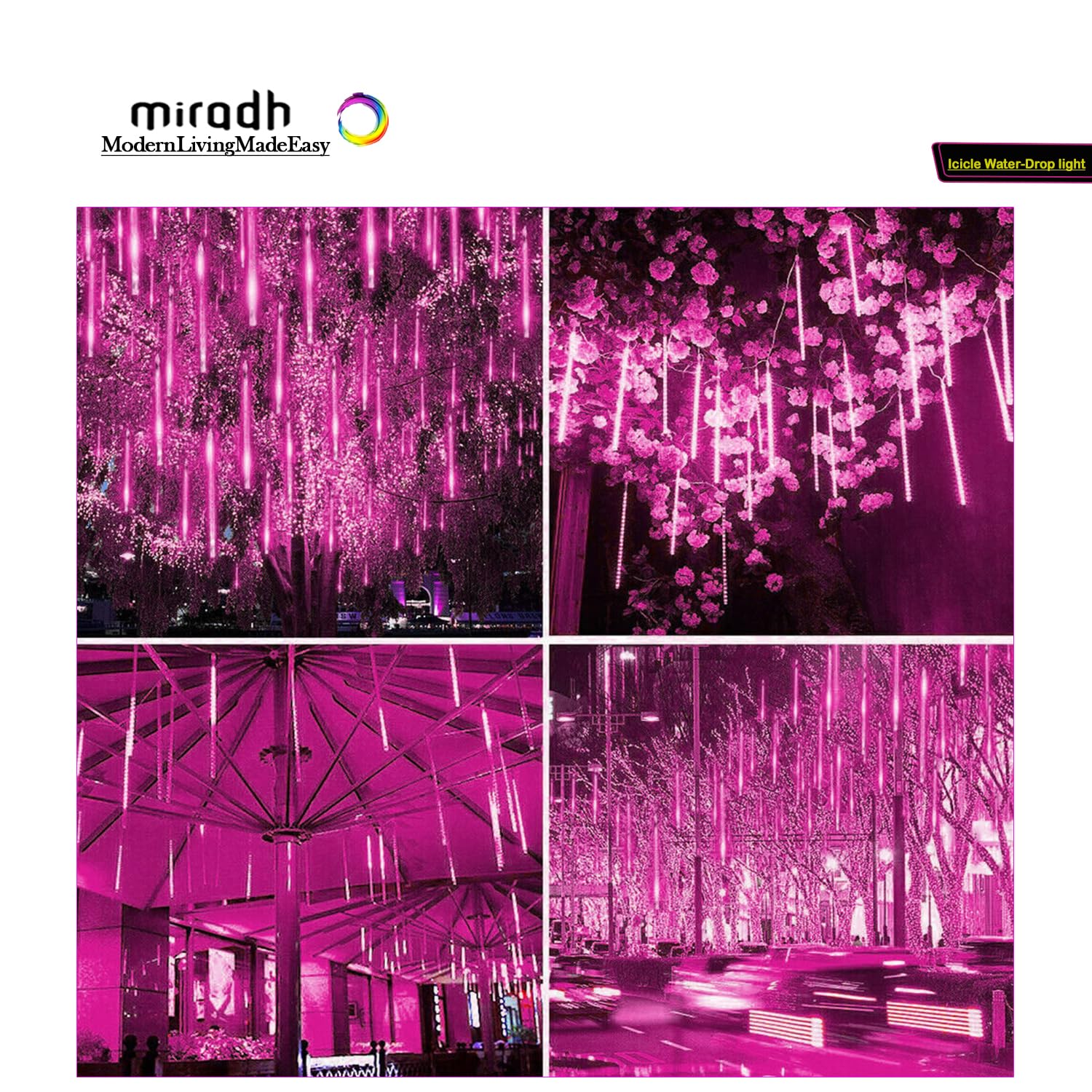 LED Meteor Shower Lights 11.8