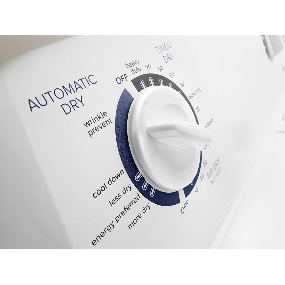 Amana 6.5 Cu.Ft. Electric Dryer YNED4655EW - Large Capacity Laundry Dryer for Home & Apartment Use