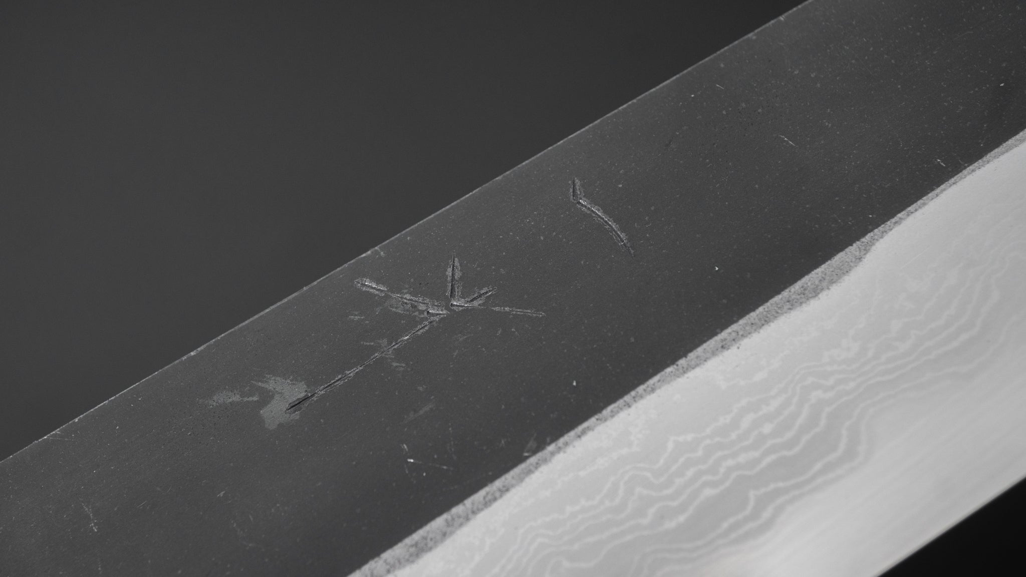 Hitohira Togashi White #1 Kurouchi Damascus Gyuto 240mm Japanese Chef Knife - Premium Burnt Yakusugi Handle - Perfect for Sushi, Meat Cutting & Professional Kitchen Use