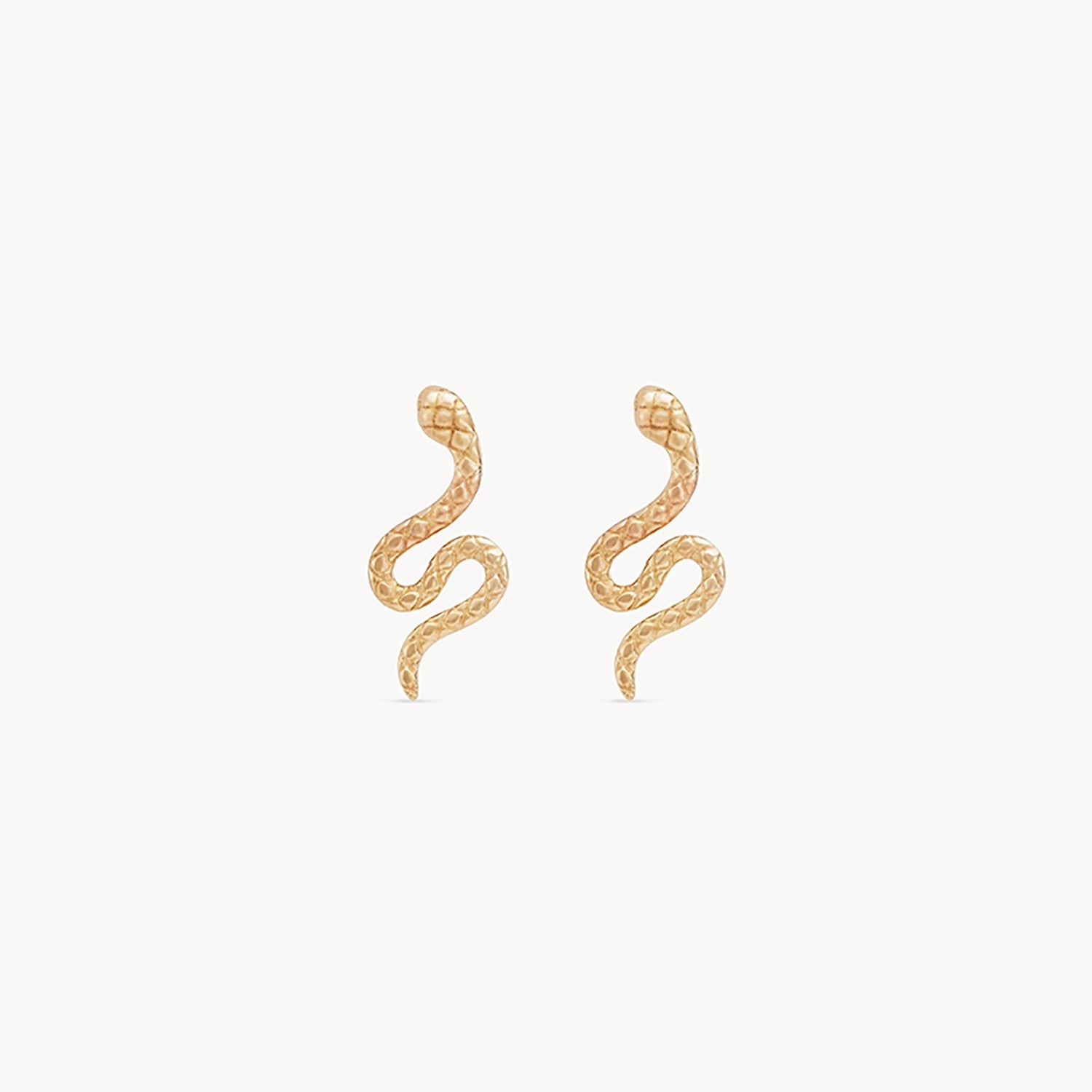Revival Dainty Snake Earrings - 14K Yellow Gold Hoop Earrings for Women, Elegant & Minimalist Jewelry Gift for Her | Perfect for Parties, Dates & Everyday Wear