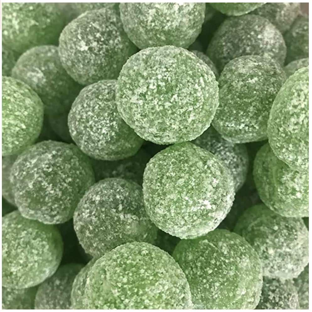 Barnett's Mega Sour Apple Candy 500g - Bulk Sour Hard Candy for Parties, Gifts & Movie Nights