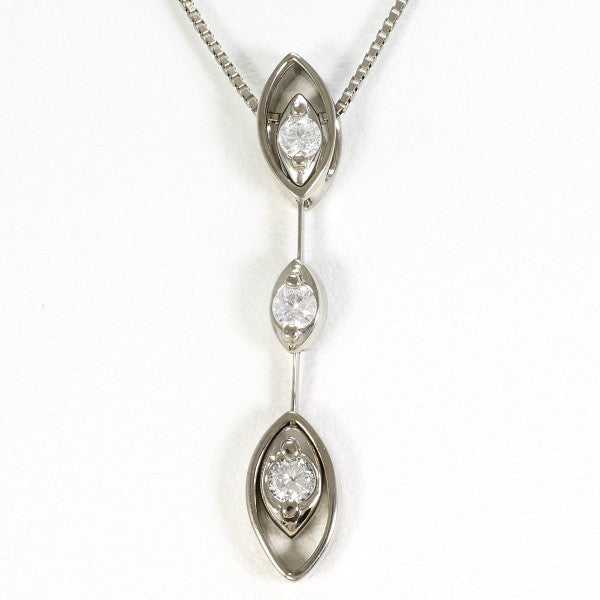 18K White Gold Diamond Necklace for Women - Elegant & Timeless Jewelry Gift for Anniversary, Wedding, Valentine's Day
