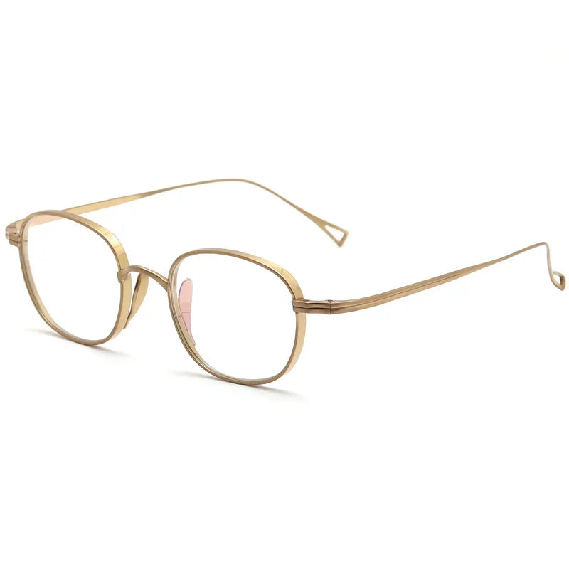Aror Women's Full Rim Oval Square Titanium Eyeglasses Frame - Lightweight & Durable for Work, Reading & Fashion (Model 494132) - Perfect for Office, Study & Everyday Wear