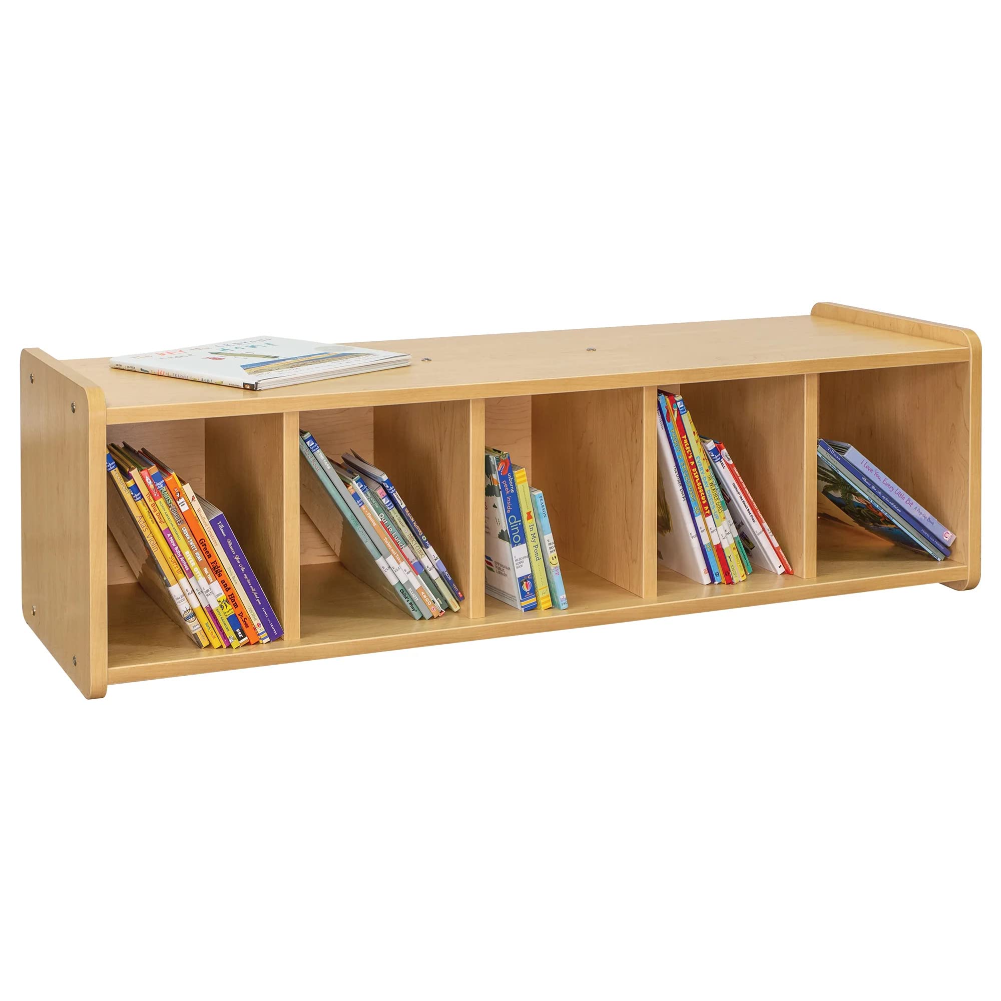 Book Bench Cubby Shelf with Storage - 46
